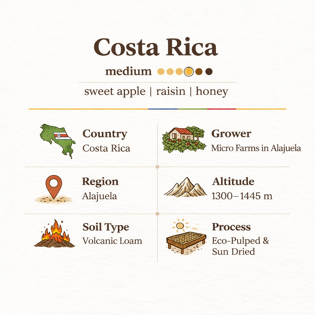 Costa Rica - Sweet Apple & Honey