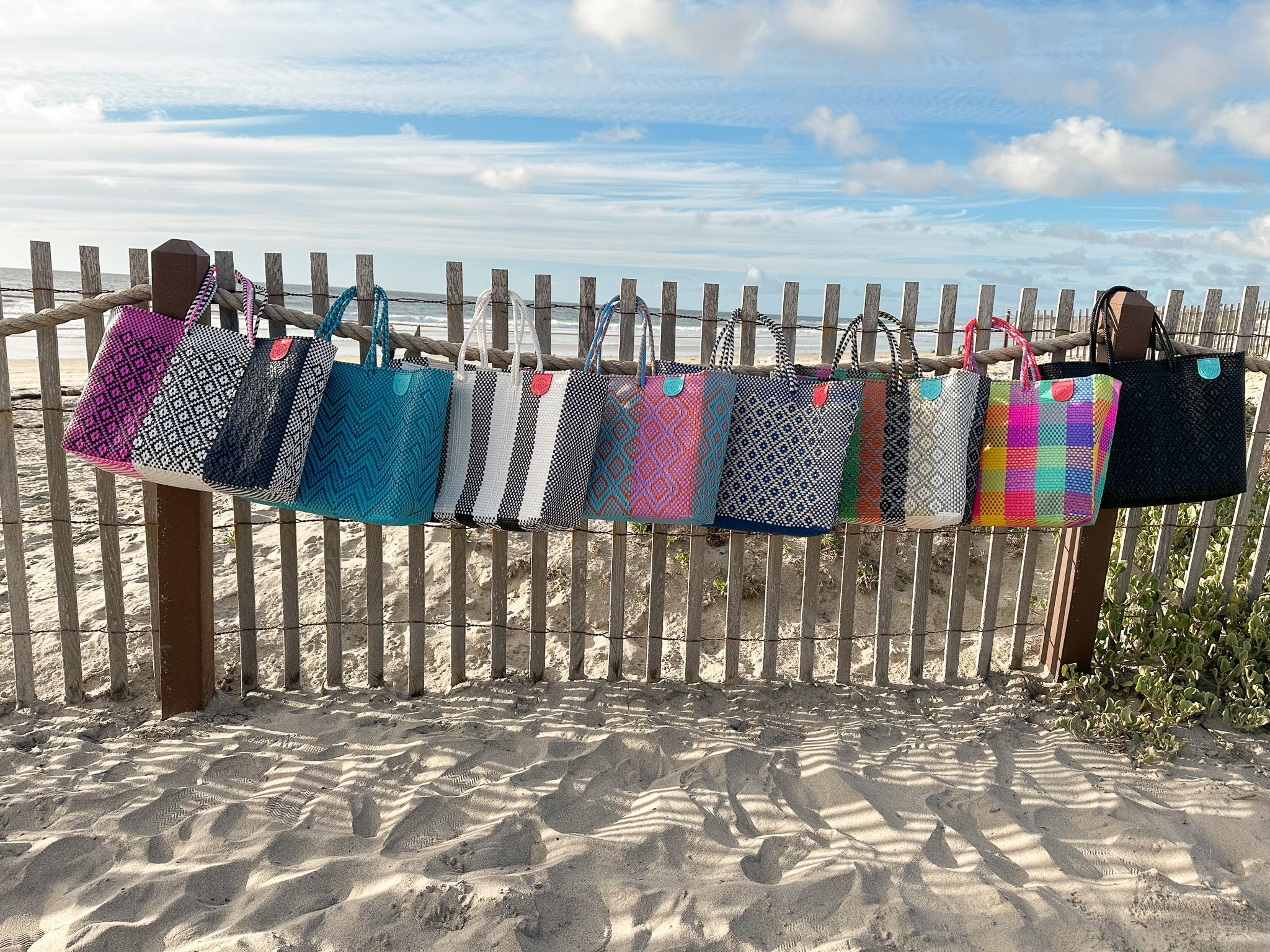 Mykonos Woven Super Tote