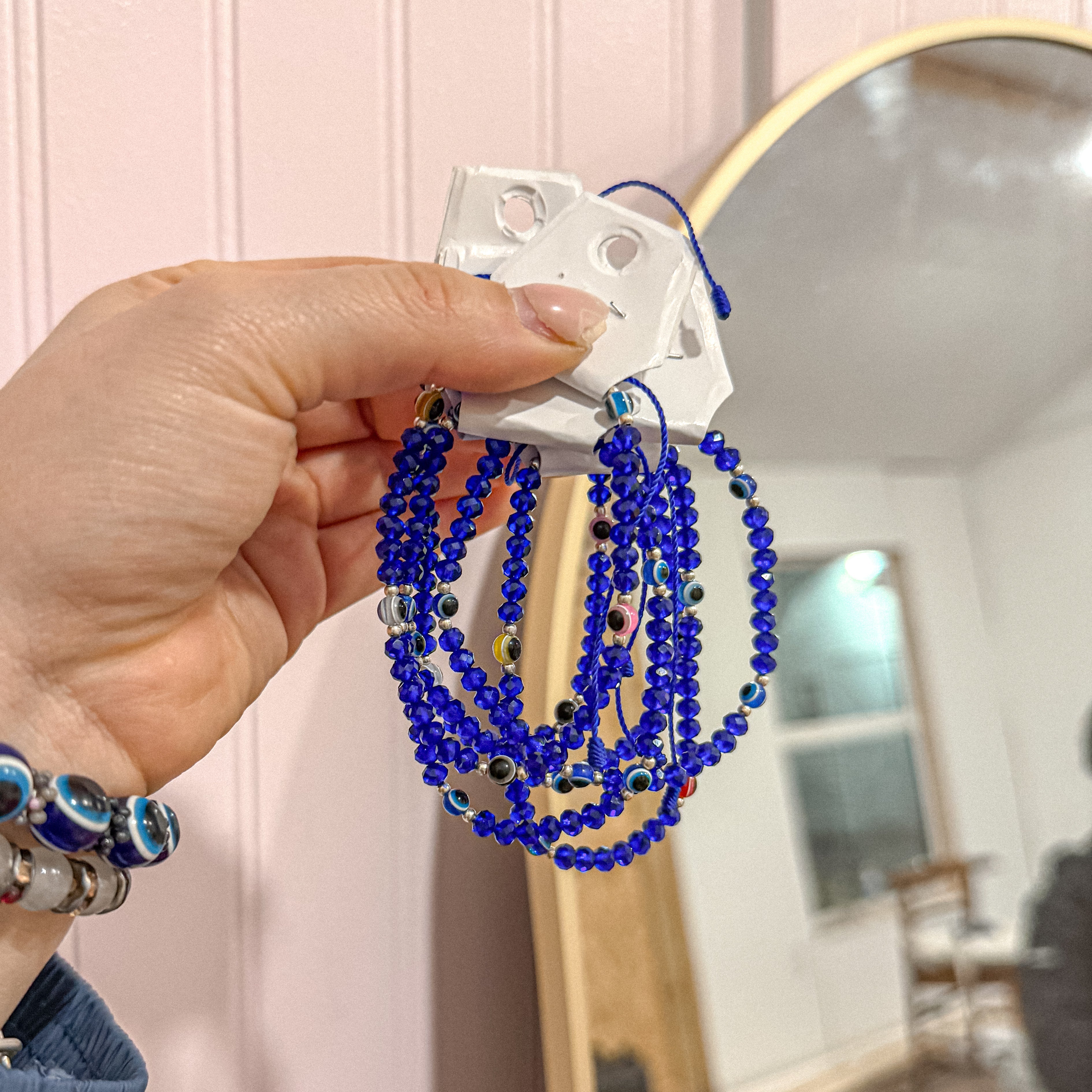 Pulsera de Protección contra el Mal de Ojo Azul