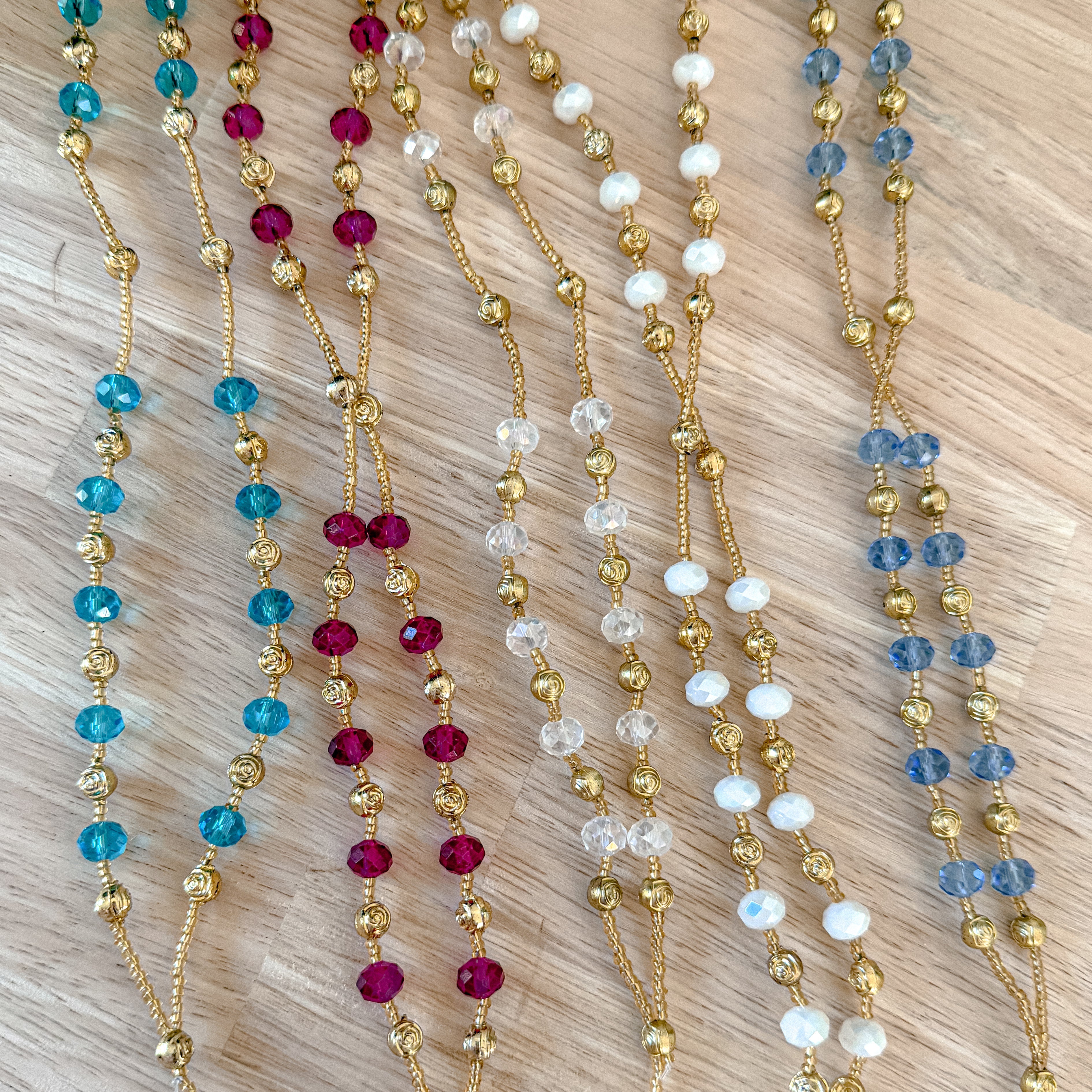 Handmade Beaded Rosario with Cross