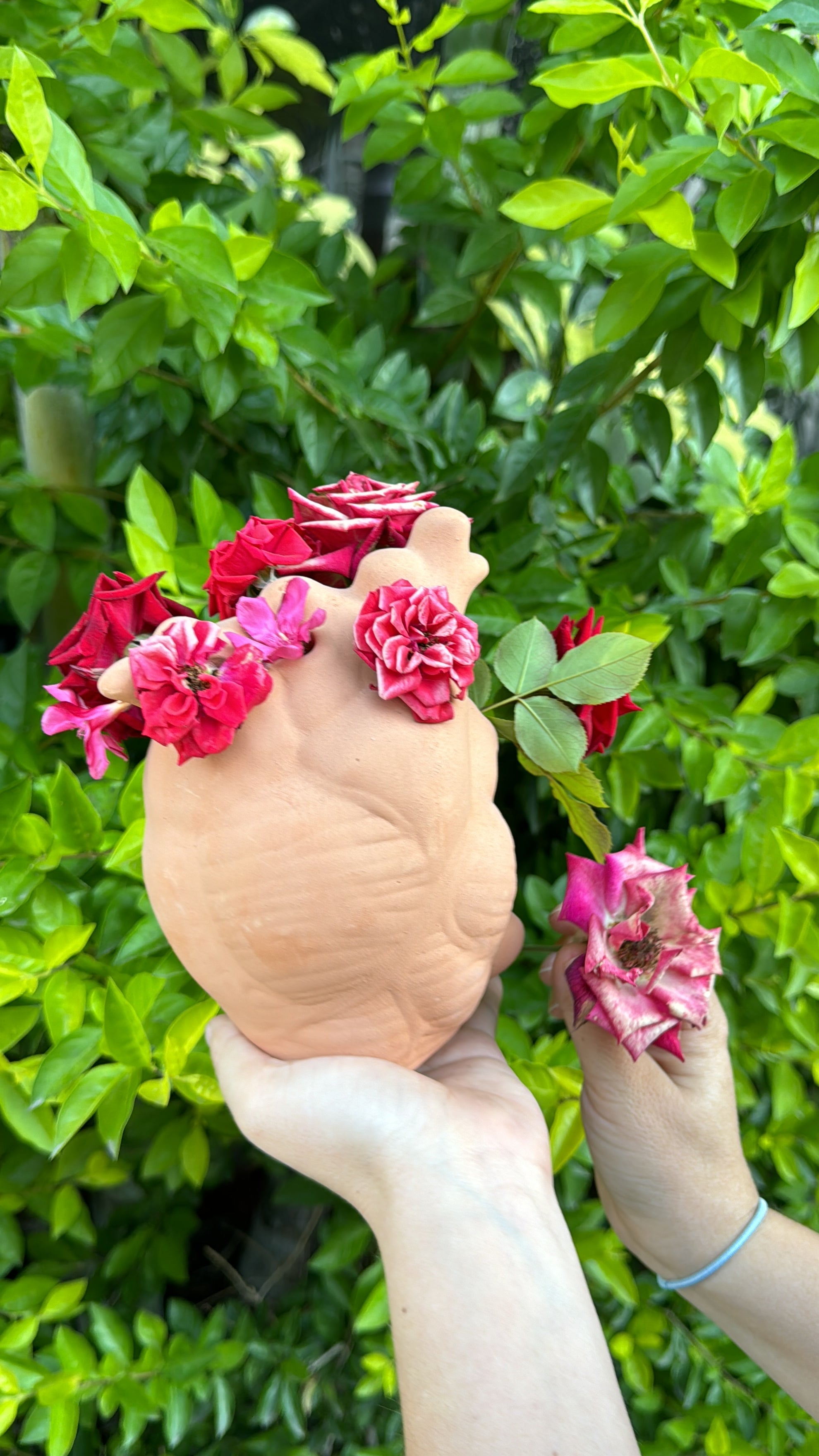 Clay Heart handmade in mexico