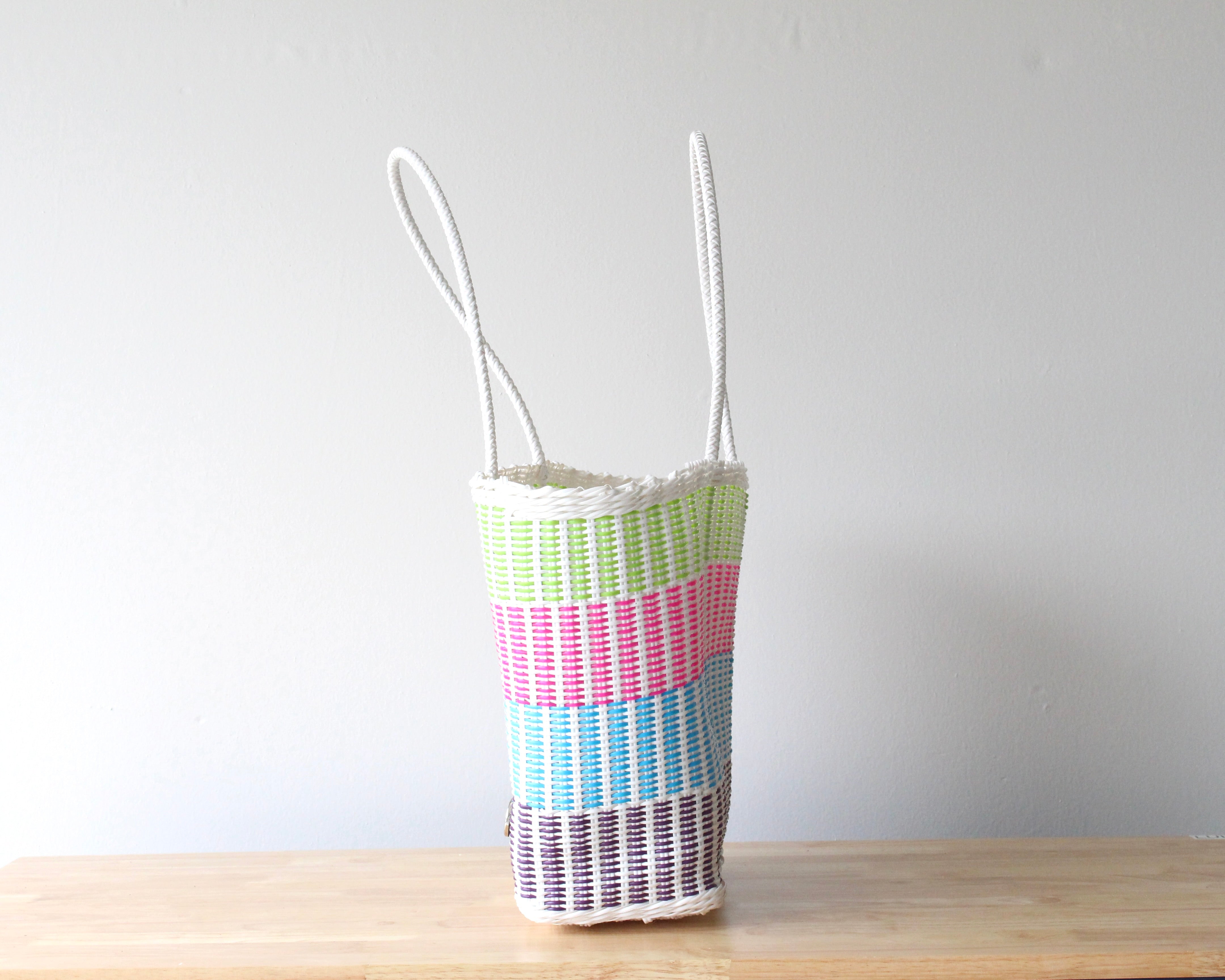 White with pastels colors MexiMexi Tote