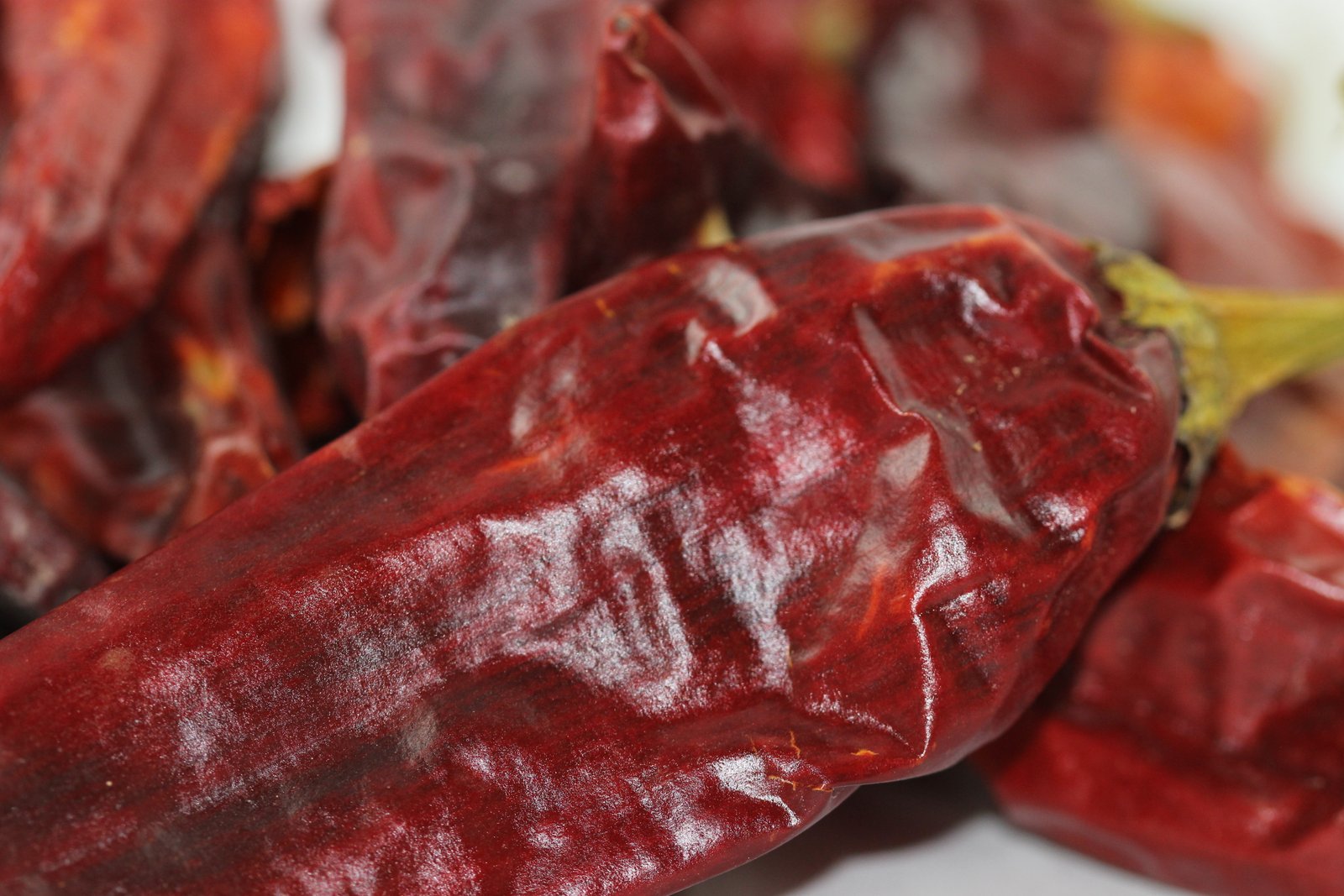 CHILES ROJOS DE HATCH, NM - VAINAS - 1 LIBRA Secados al sol