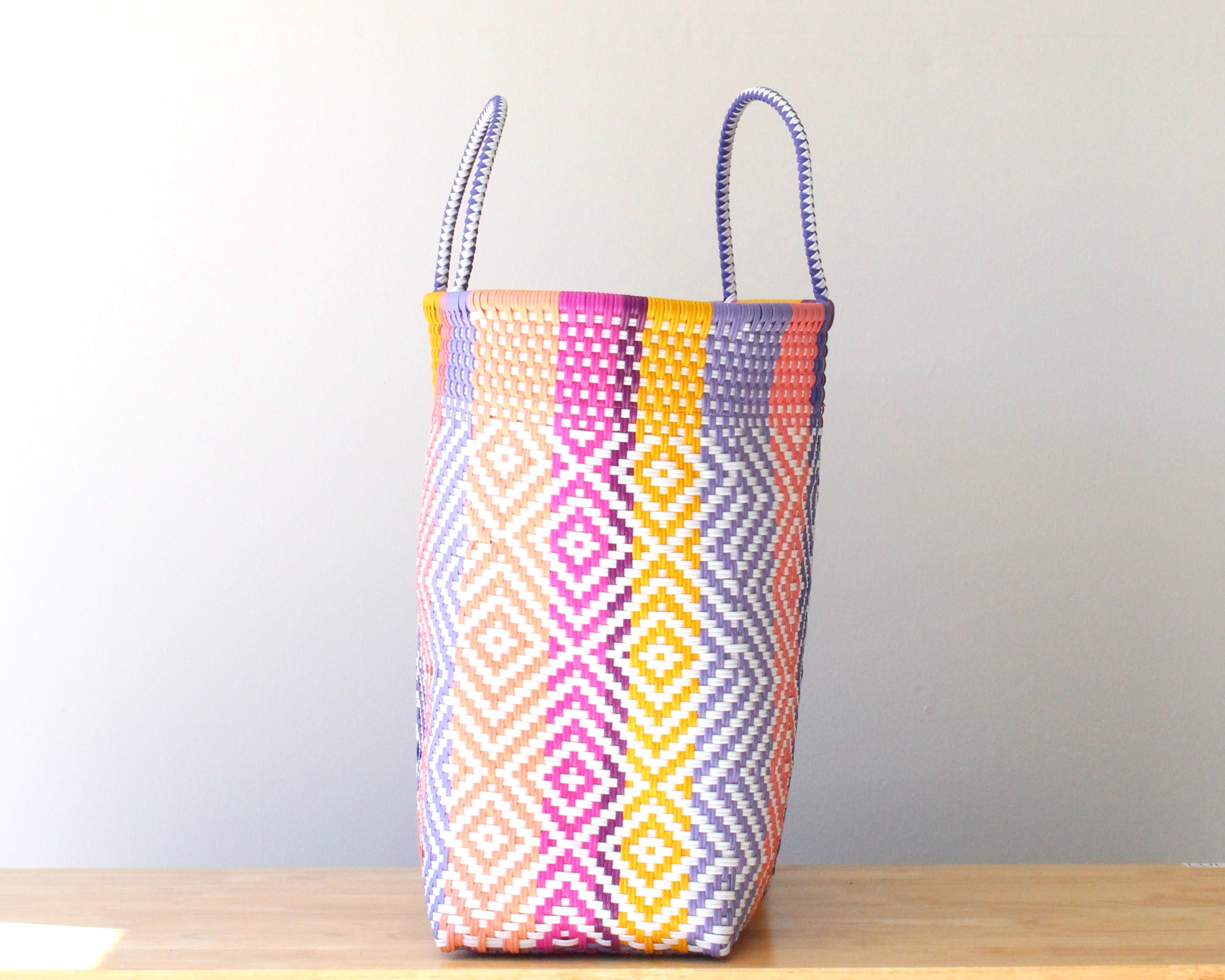 Multicolor Diamond Extra Large Tote