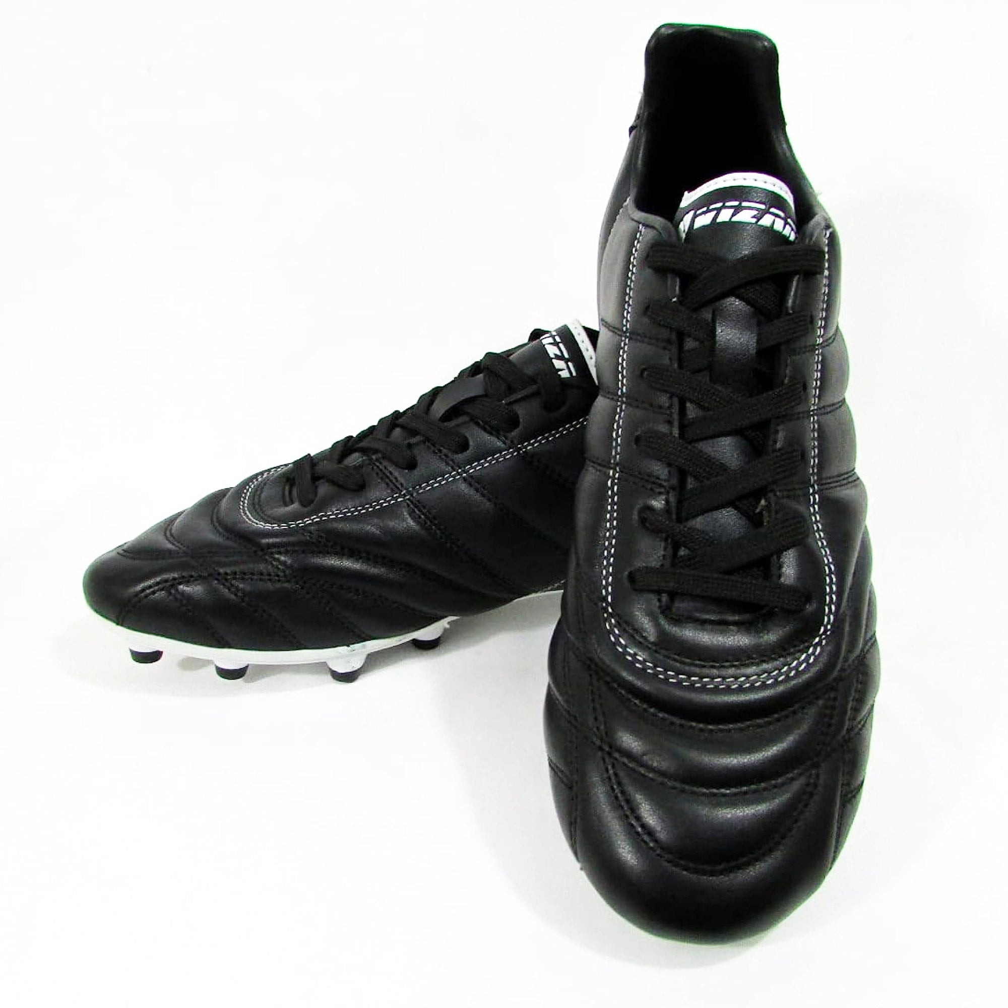 Classico Junior Firm Ground Soccer Shoes -Black/White