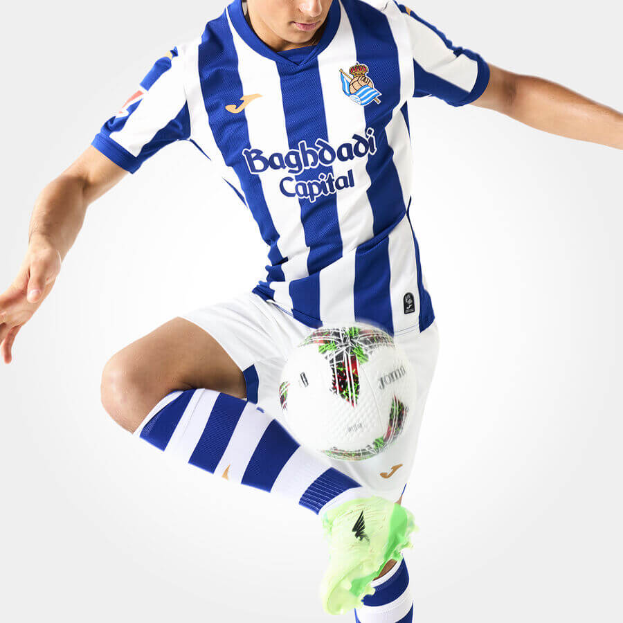 Joma 2026-27 Real Sociedad Men's Authentic Home Soccer Jersey