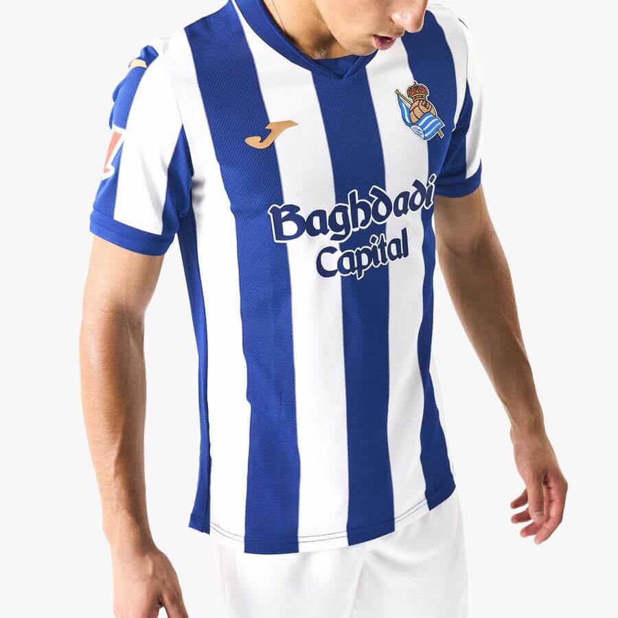 Joma 2026-27 Real Sociedad Men's Authentic Home Soccer Jersey