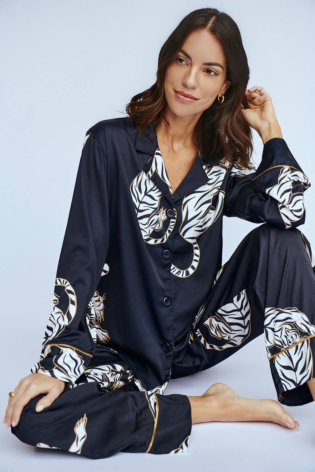 Conjunto de pijama de seda lavable - Kenia