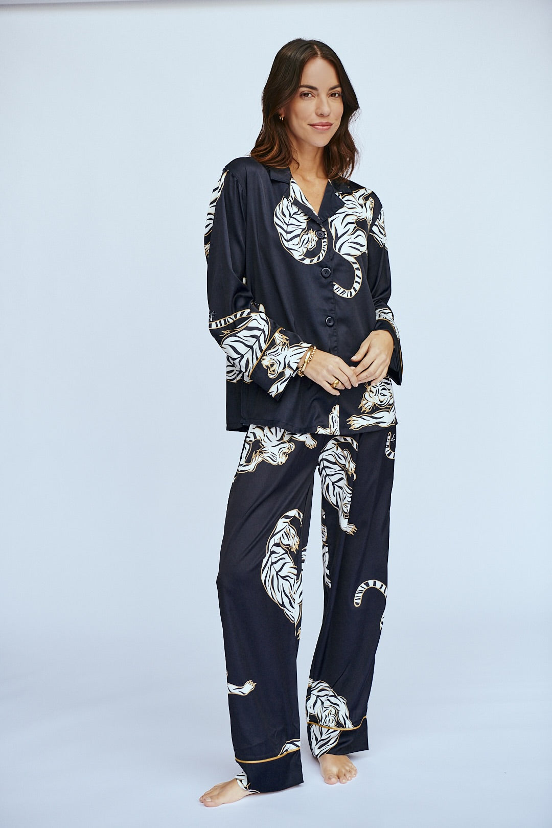 Conjunto de pijama de seda lavable - Kenia