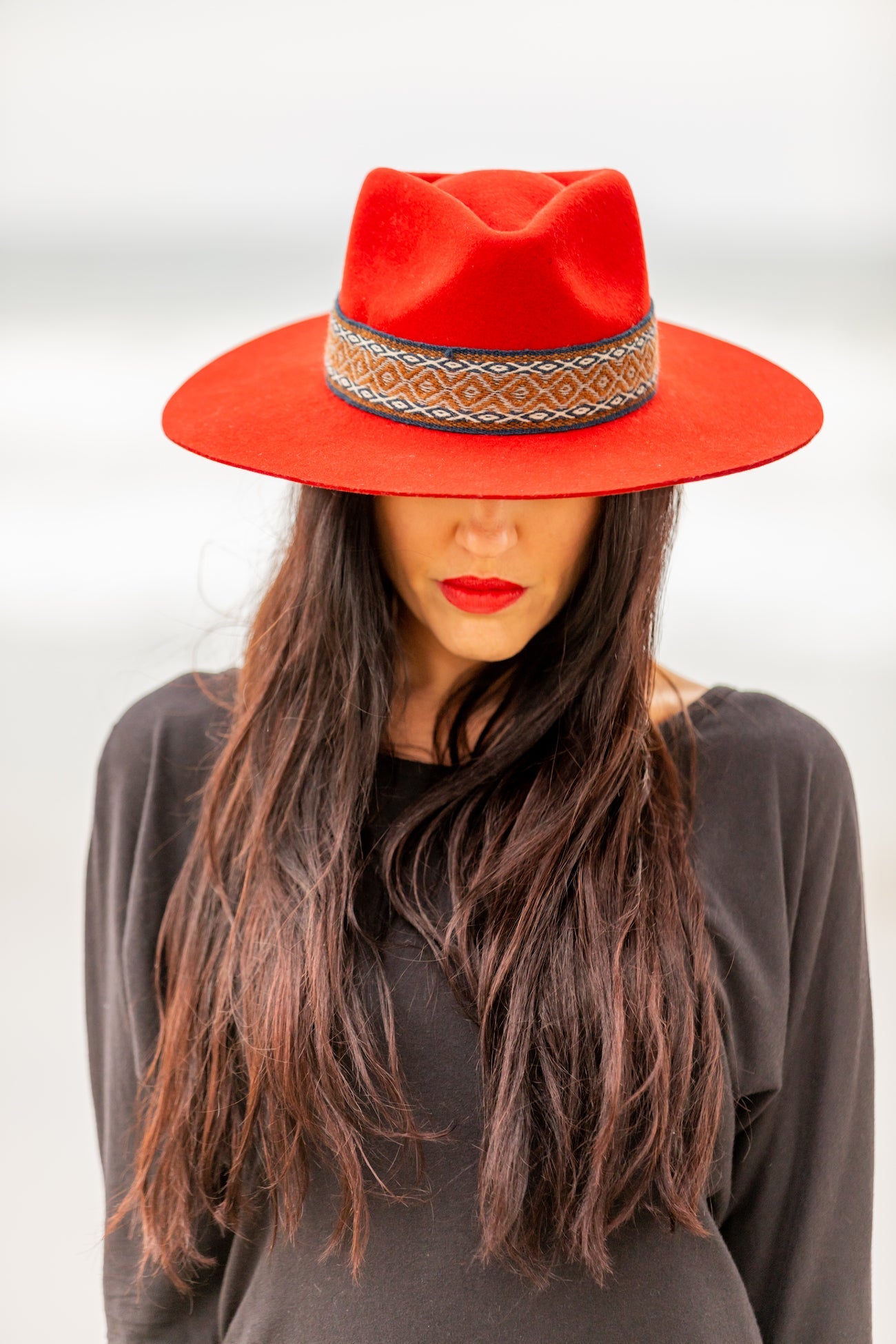 Sombrero vaquero rojo