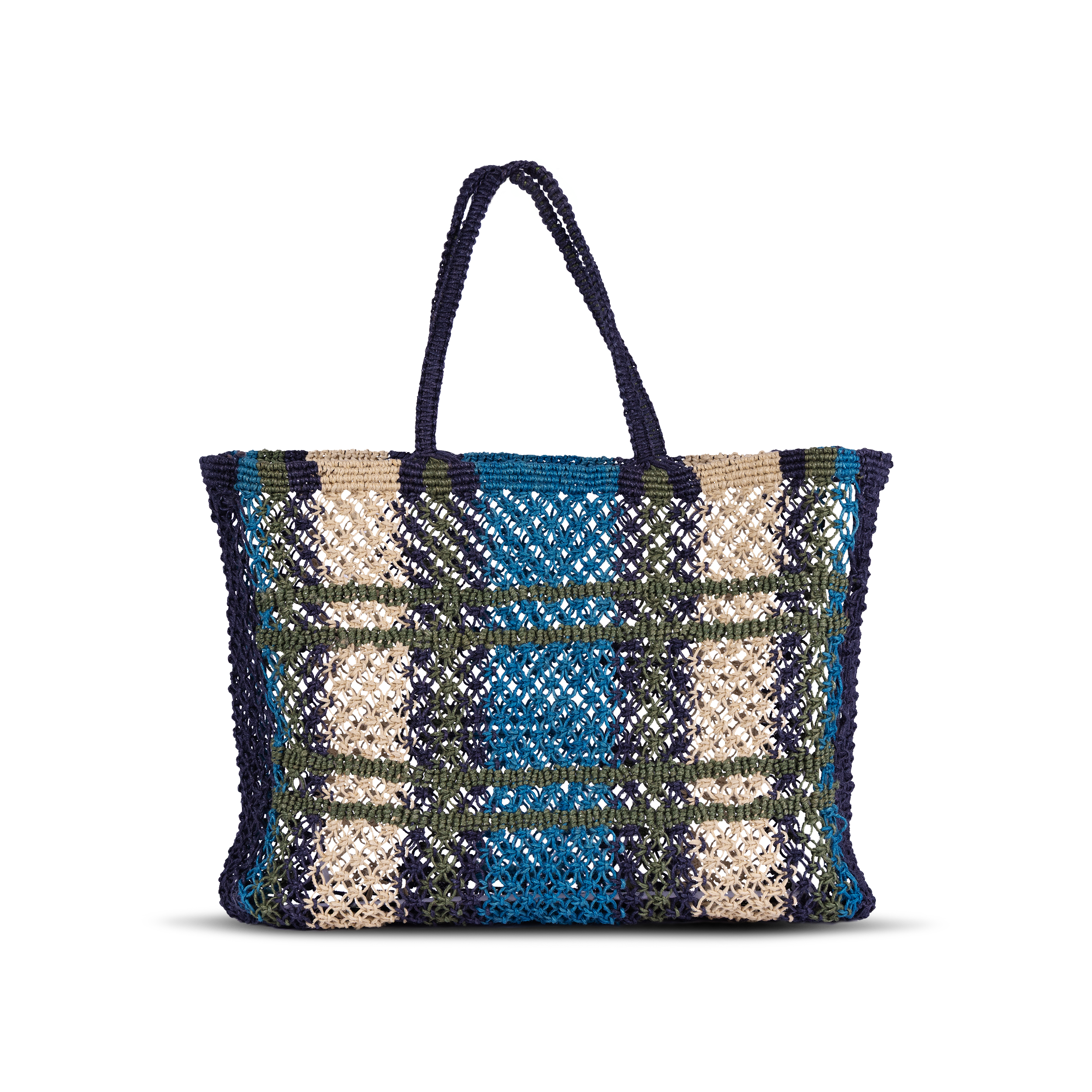 Bolso de yute tejido Kulu