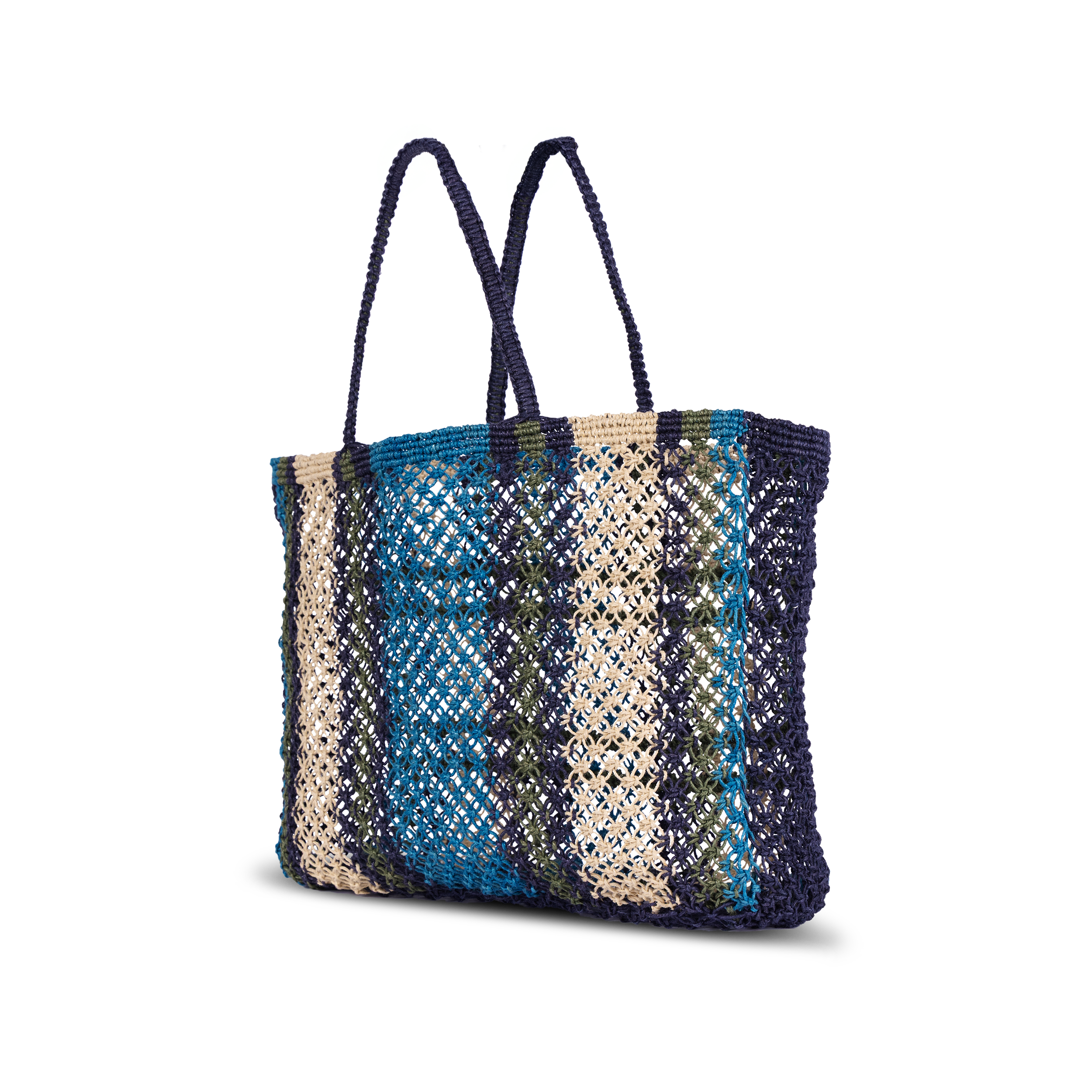Bolso de yute tejido Kulu