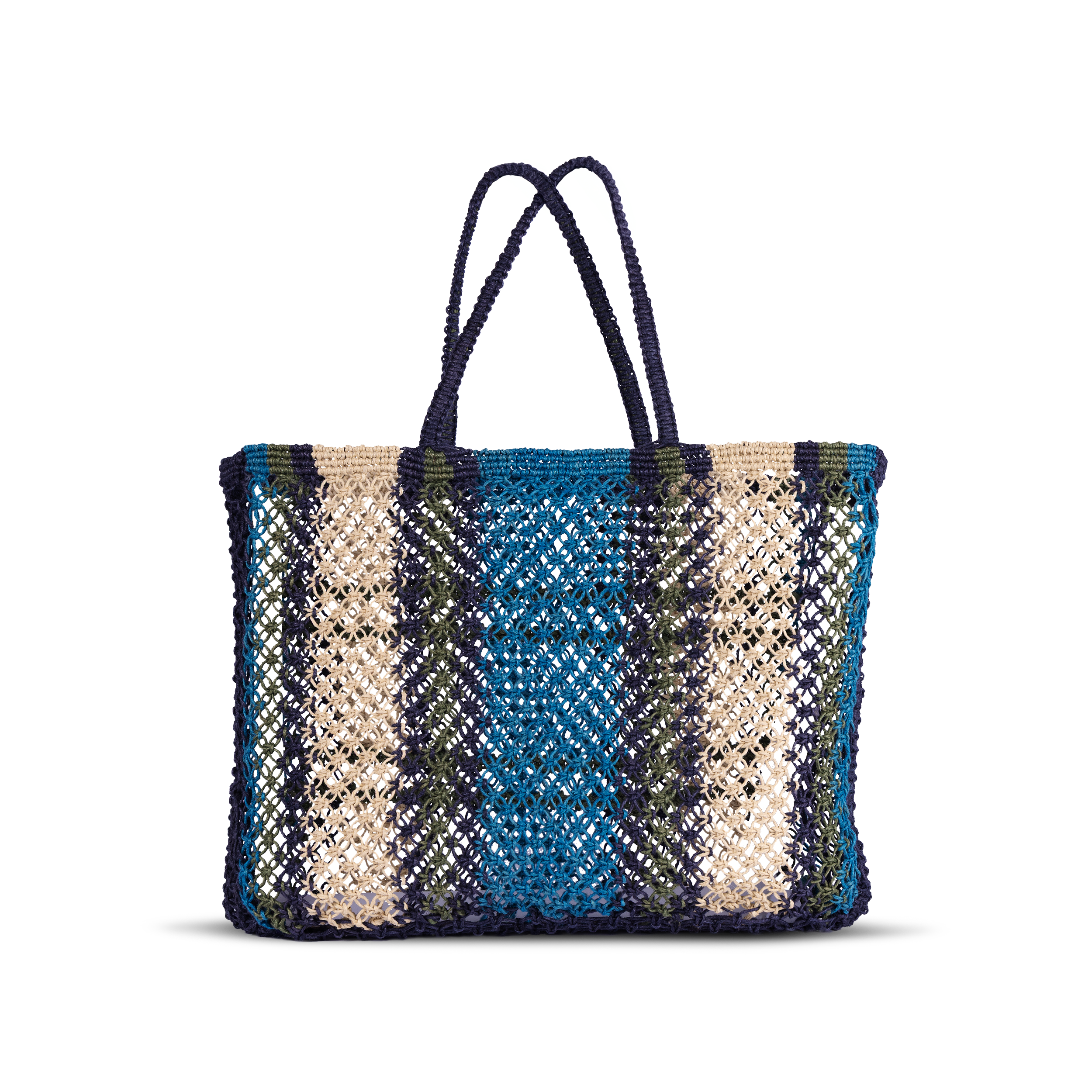 Bolso de yute tejido Kulu