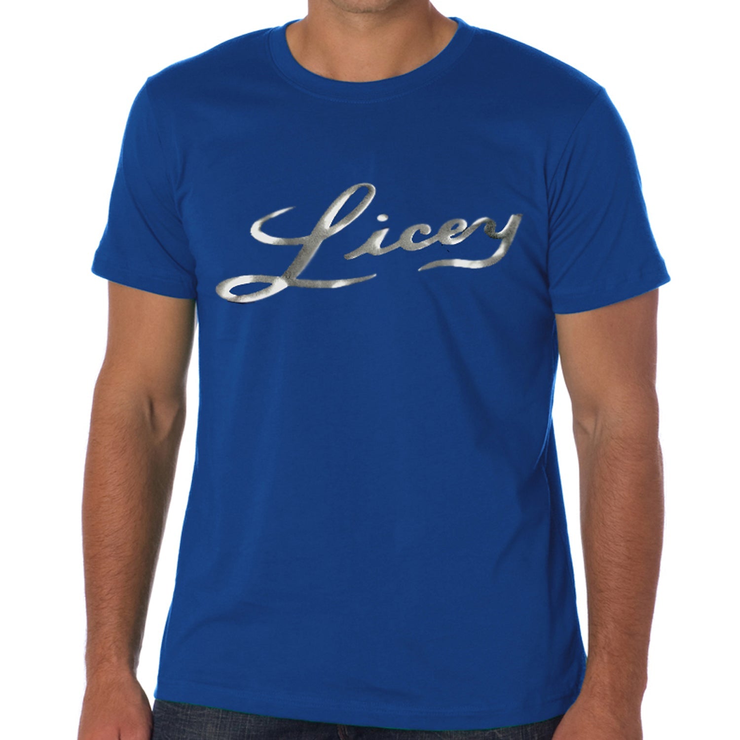 Camisetas de los Tigres del Licey de Béisbol Dominicano – Azul Rey y letras Plateadas