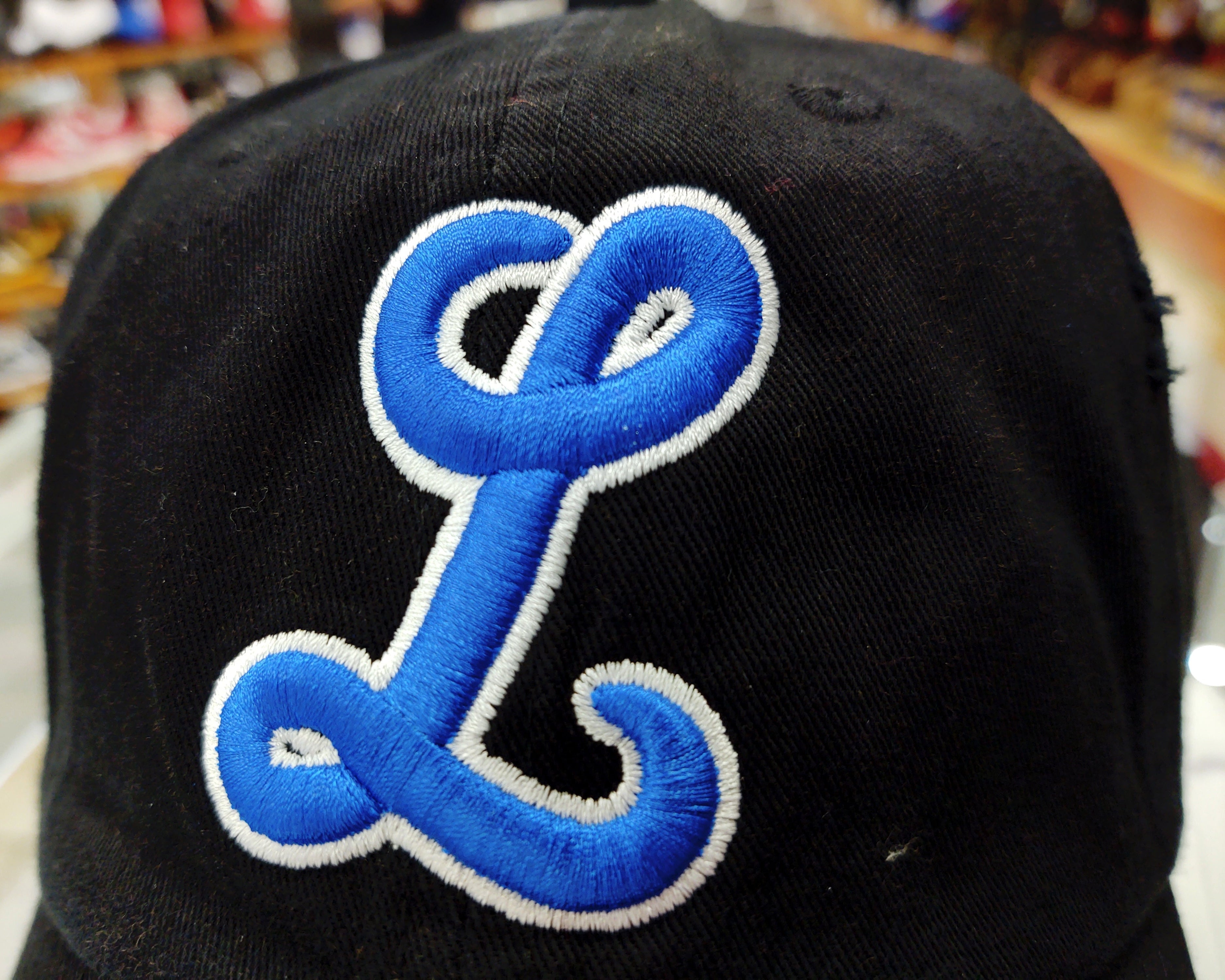 Gorra de Béisbol Tigres del Licey Vintage Desgastada – Logo "L" Bordado, Sombrero Ajustable Unisex