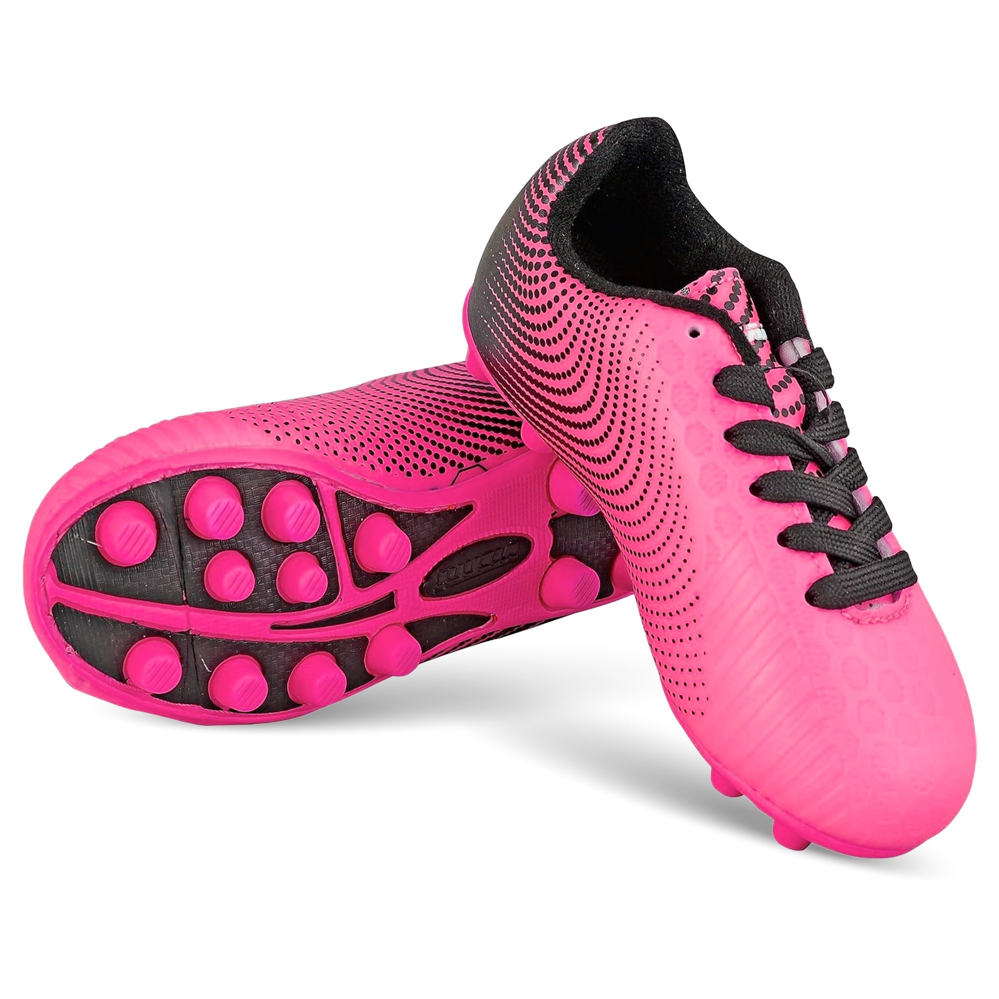 Stealth Firm Ground Soccer Shoes -Pink/Black