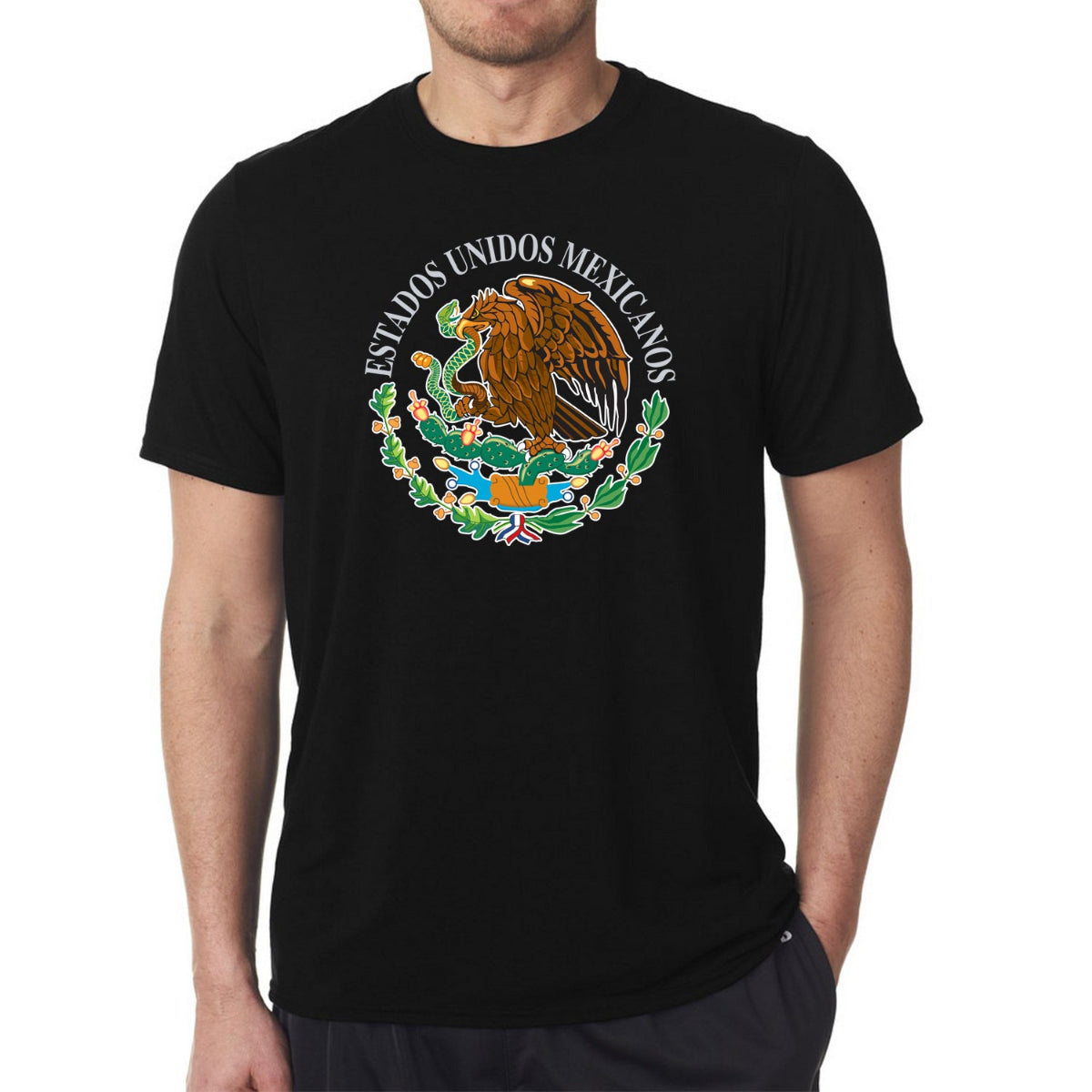Camisetas con Escudo Mexicano Impreso con Alta Calidad