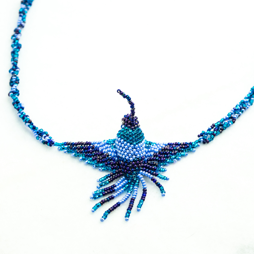 Collar de cuentas de colibrí surtido - Guatemala