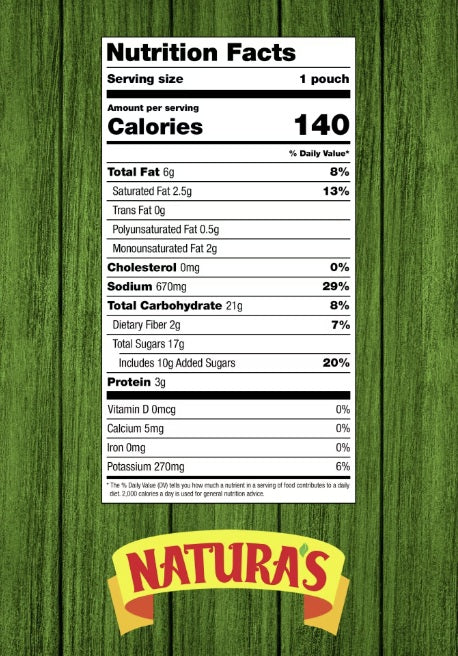 Natura's Pasta Sauce, Ranchera 7.1 oz (1 Pack)