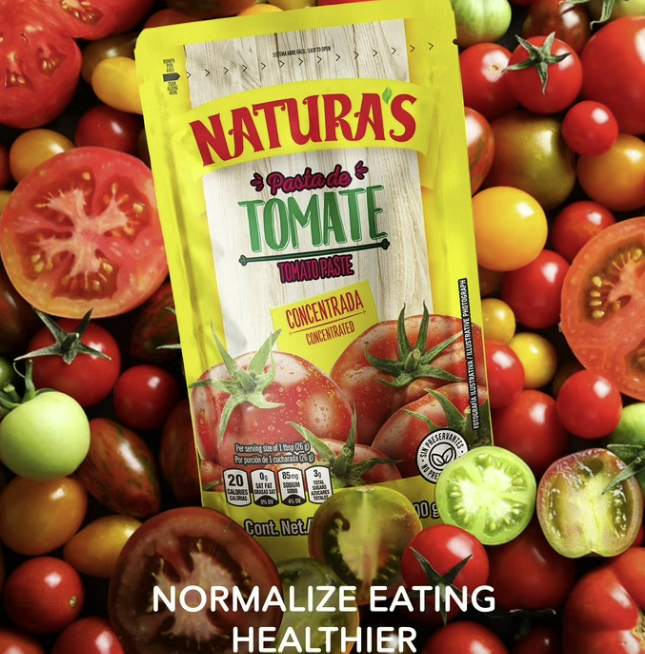 Natura's Natural Tomato Paste - 7.1oz. Easy-Open Pouch (1 Pack)