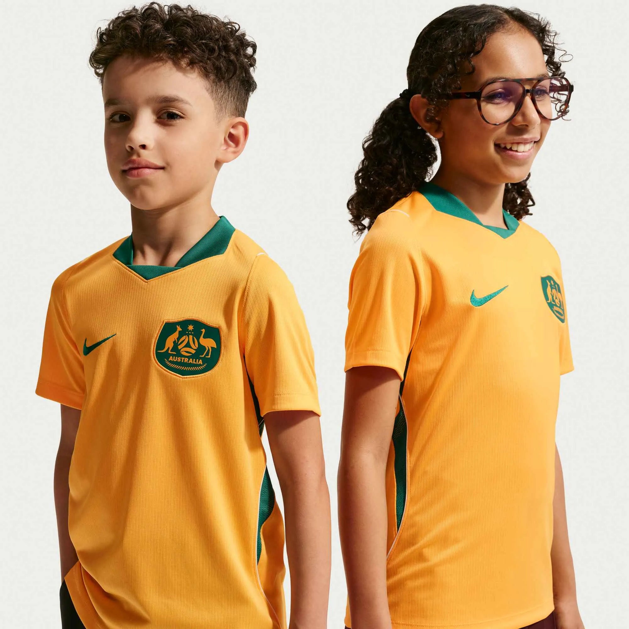 Nike 2026 Australia Youth Stadium Home Soccer Jersey