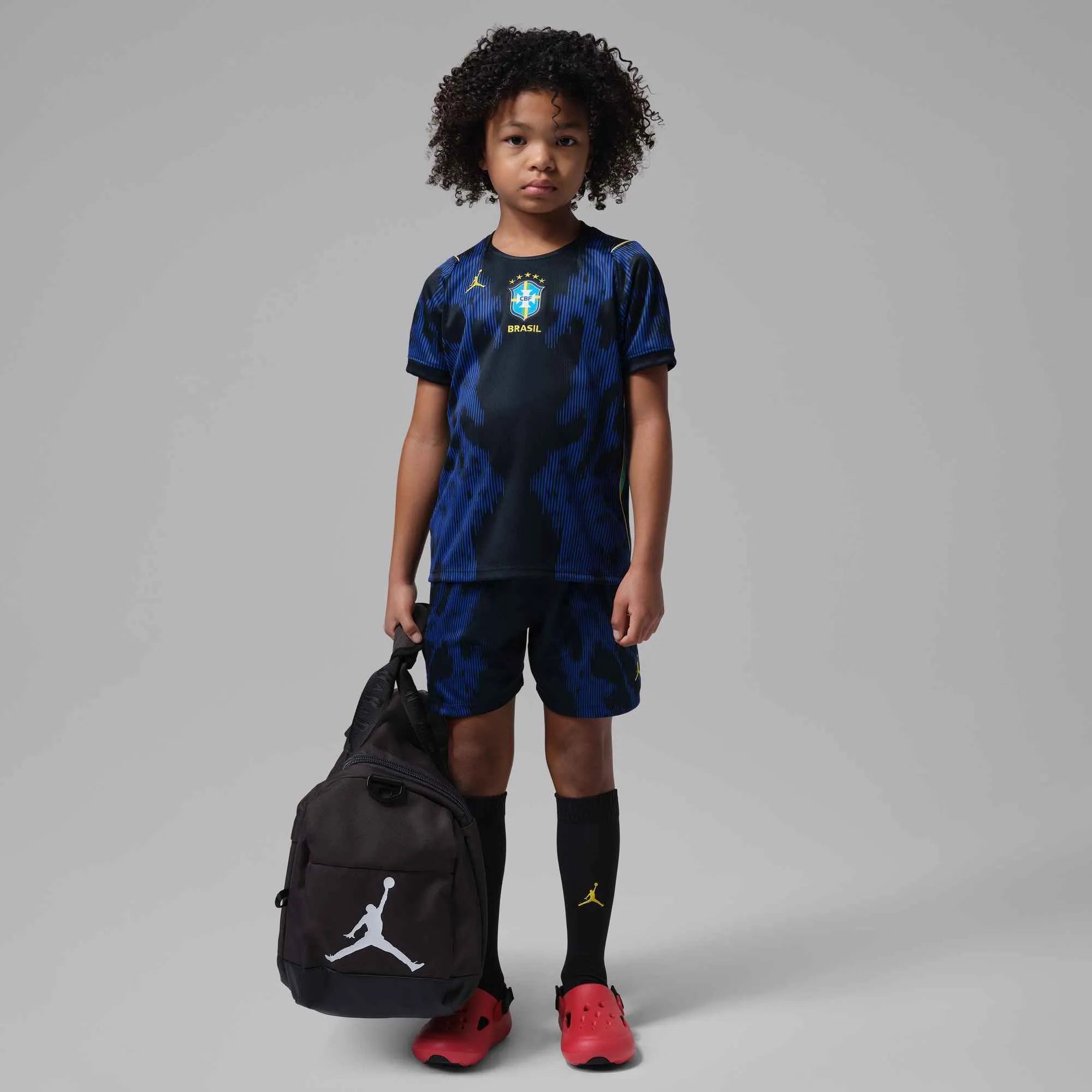 Nike 2026 Brazil Little Kids' Stadium Away Kit
