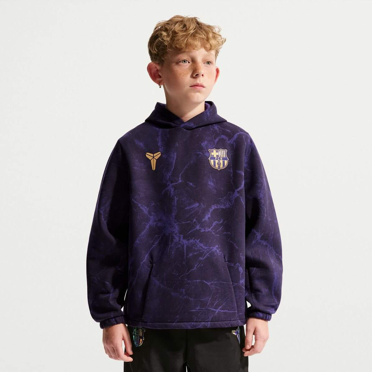 Nike 2026-27 FC Barcelona Youth Away Pullover Hoodie