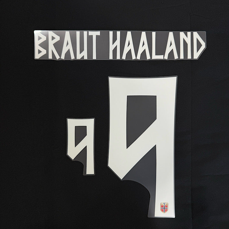 Norway 2026- Home/Away BRAUT HAALAND #9 Official Name Set