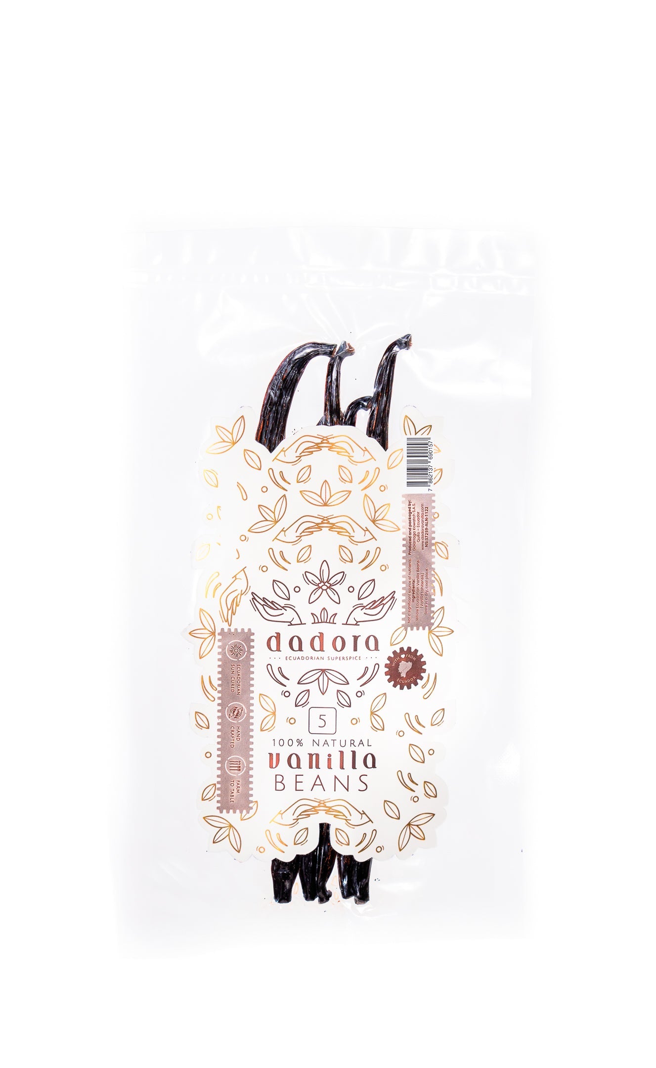 Grade B Tahitian Vanilla Beans – Ecuadorian Grown
