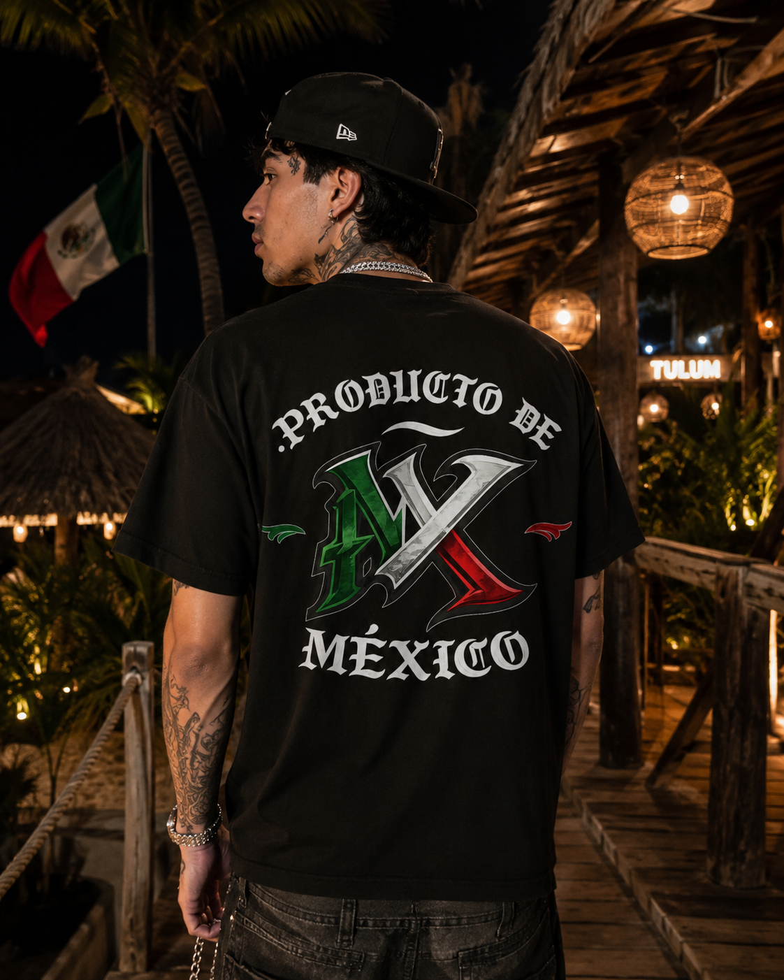 Producto De Mexico Heritage T-shirt | Old English Style, Mexican Culture | Heavyweight Cotton