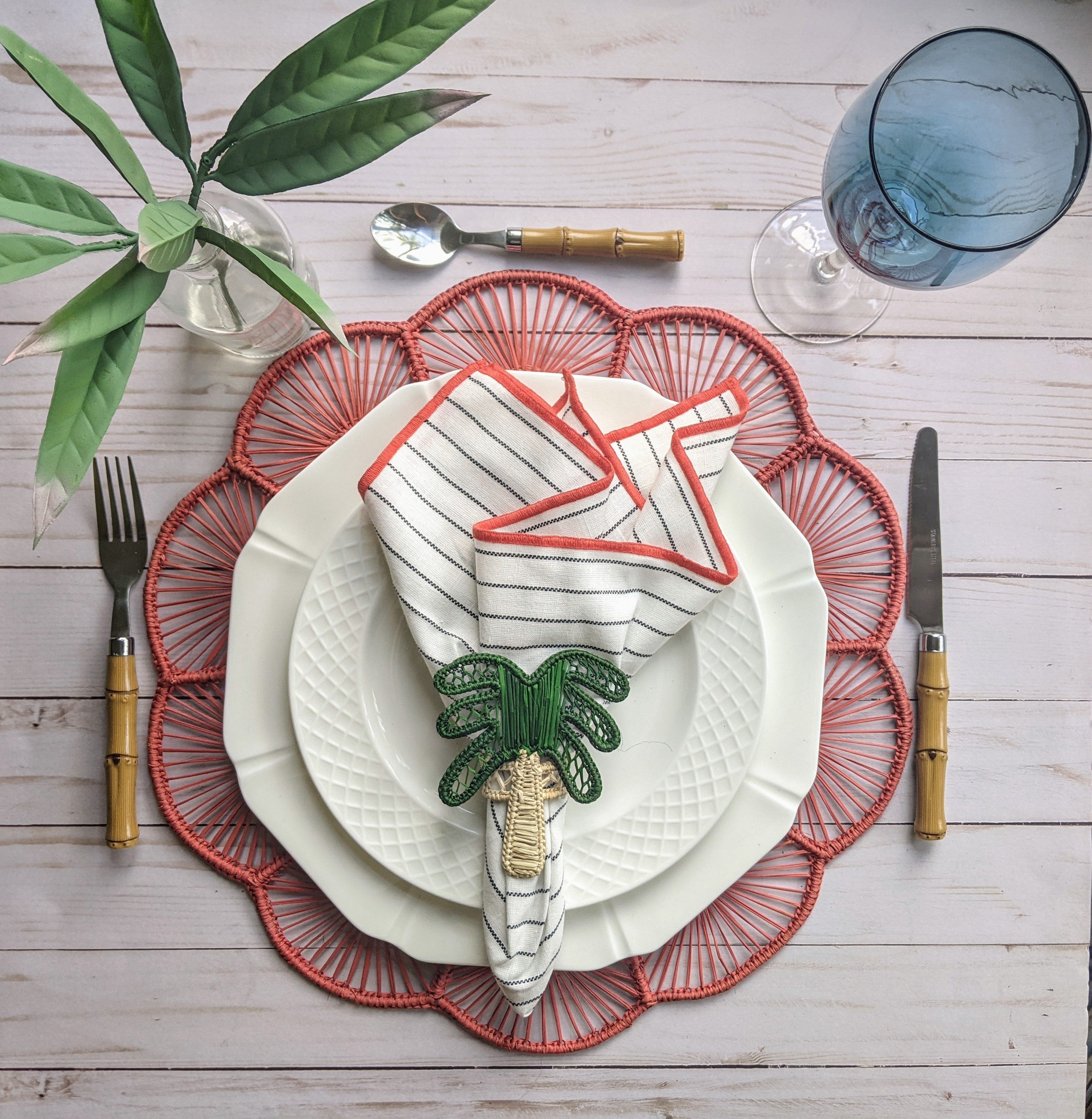 Palm Handwoven Iraca Palm Napkin Ring