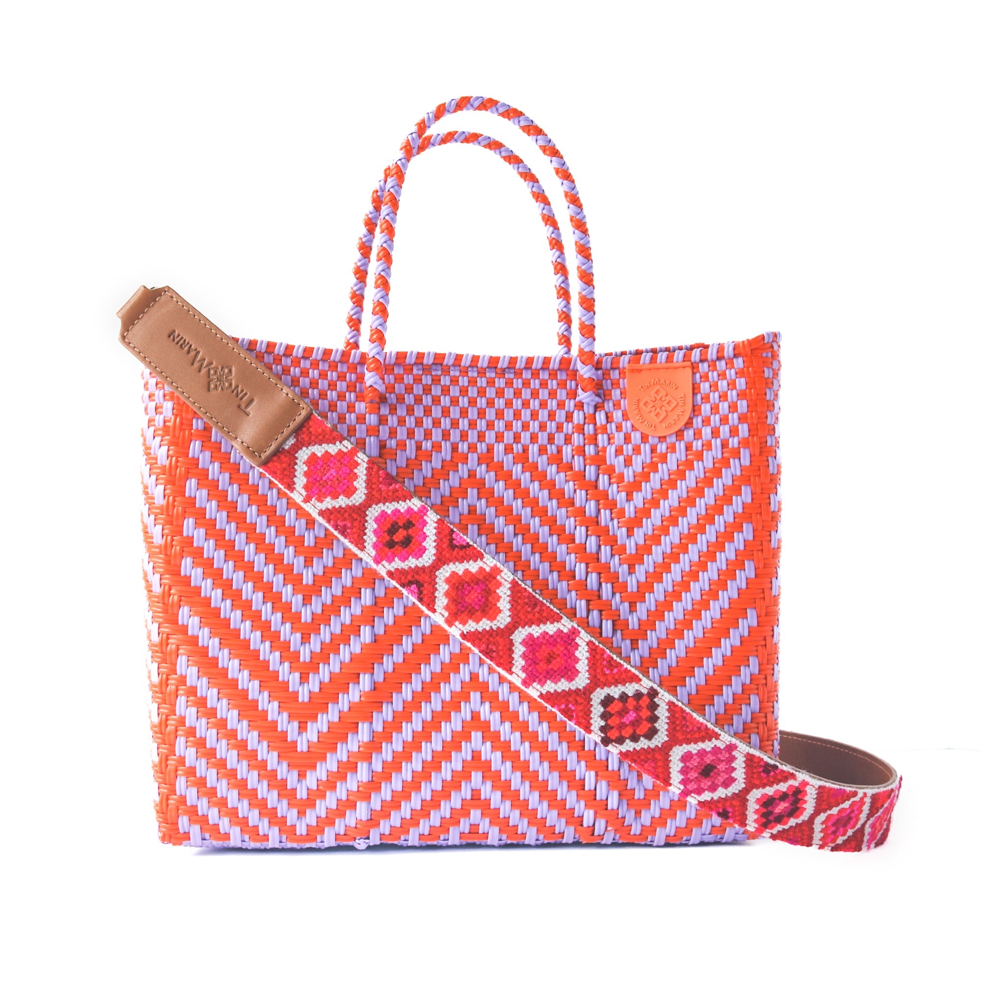 Bolso bandolera Positano Medium Woven Resort