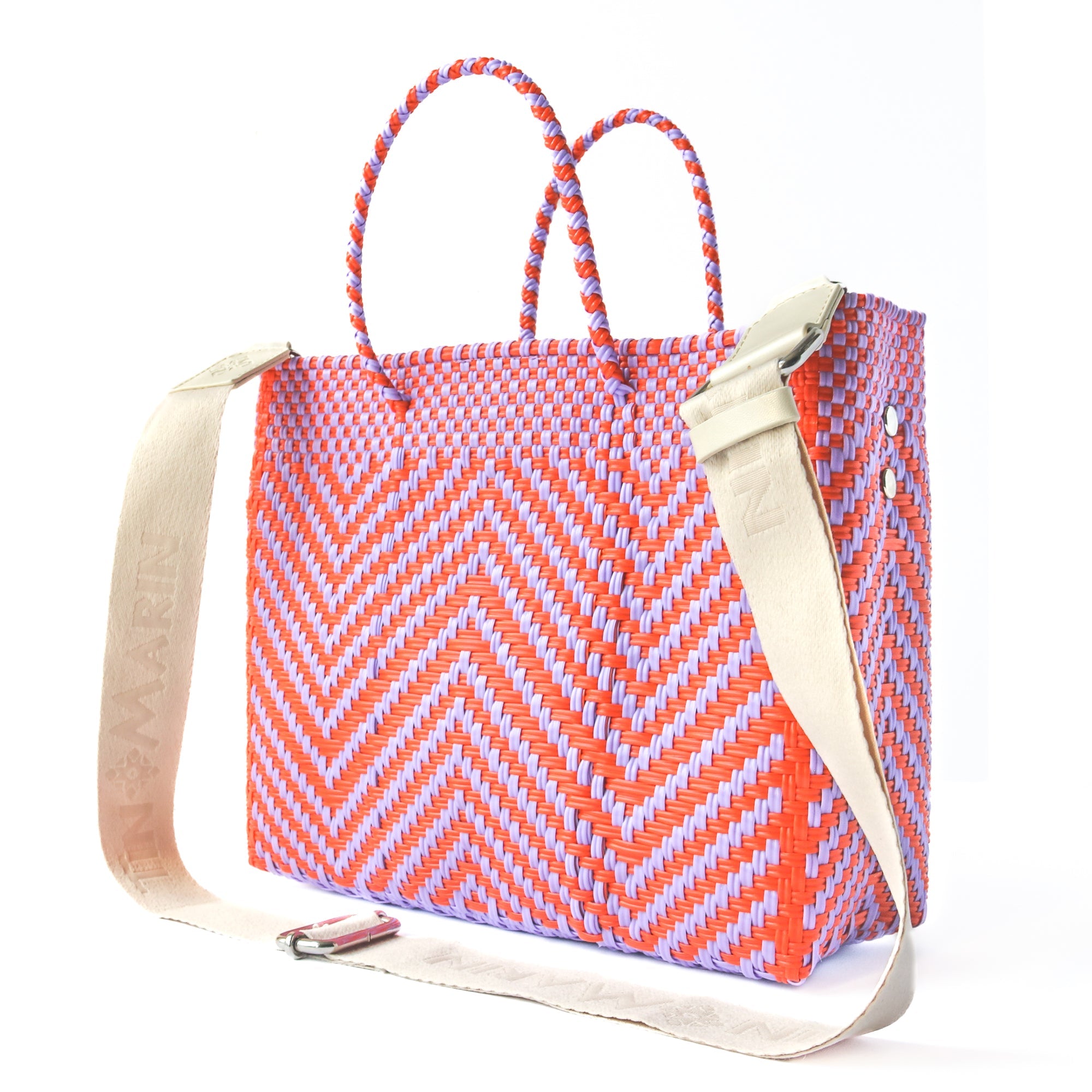 Bolso bandolera Positano Medium Woven Resort