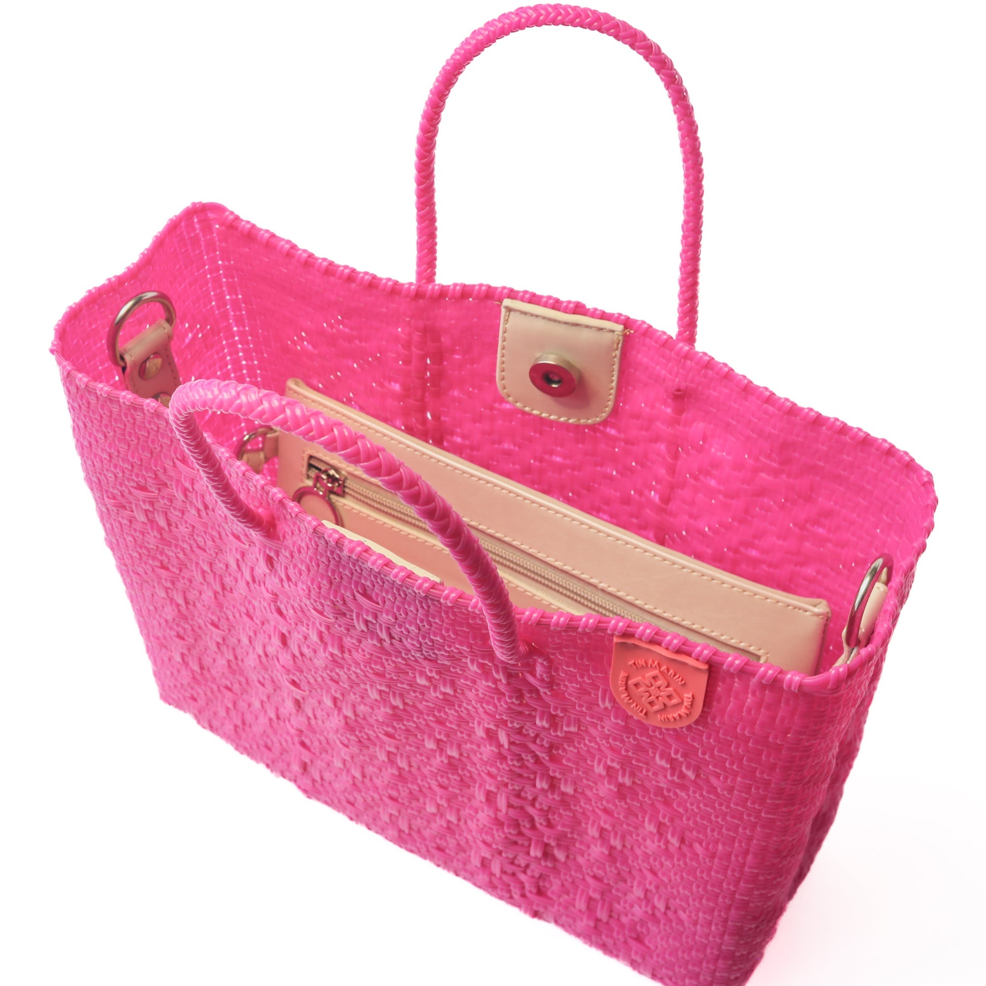 Bolso cruzado de resort tejido mediano Vallarta