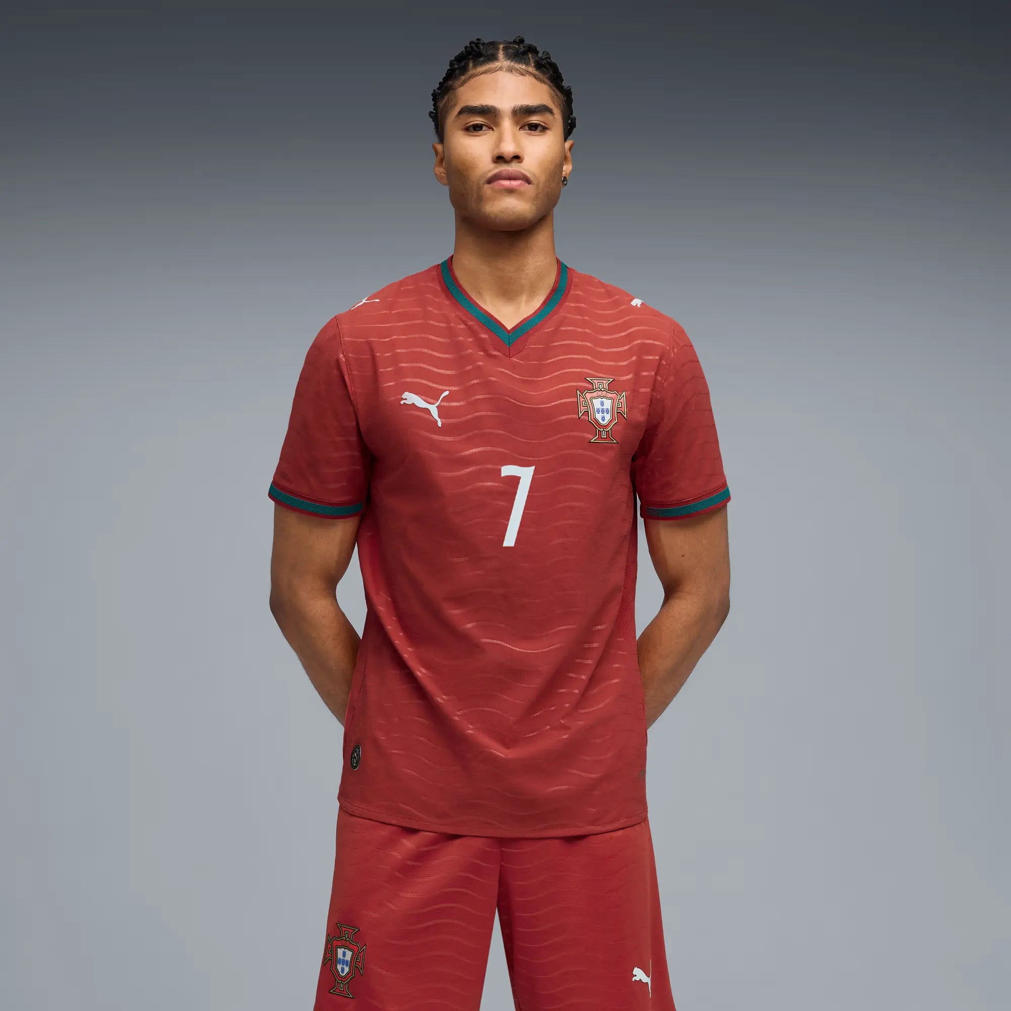 Puma 2026 Portugal Men's Authentic Home Ronaldo #7 Soccer Jersey