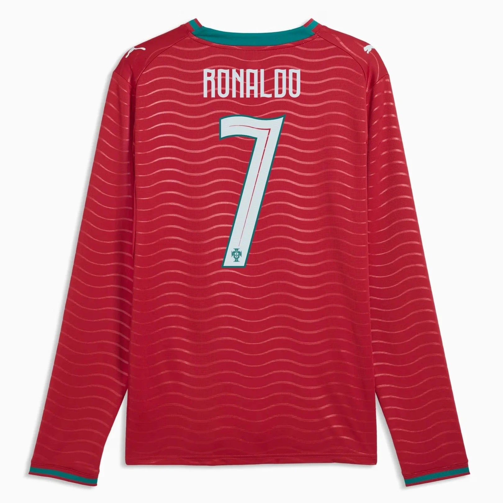 Puma 2026 Portugal Men's Stadium Home Ronaldo #7 Long-Sleeve Soccer Jersey