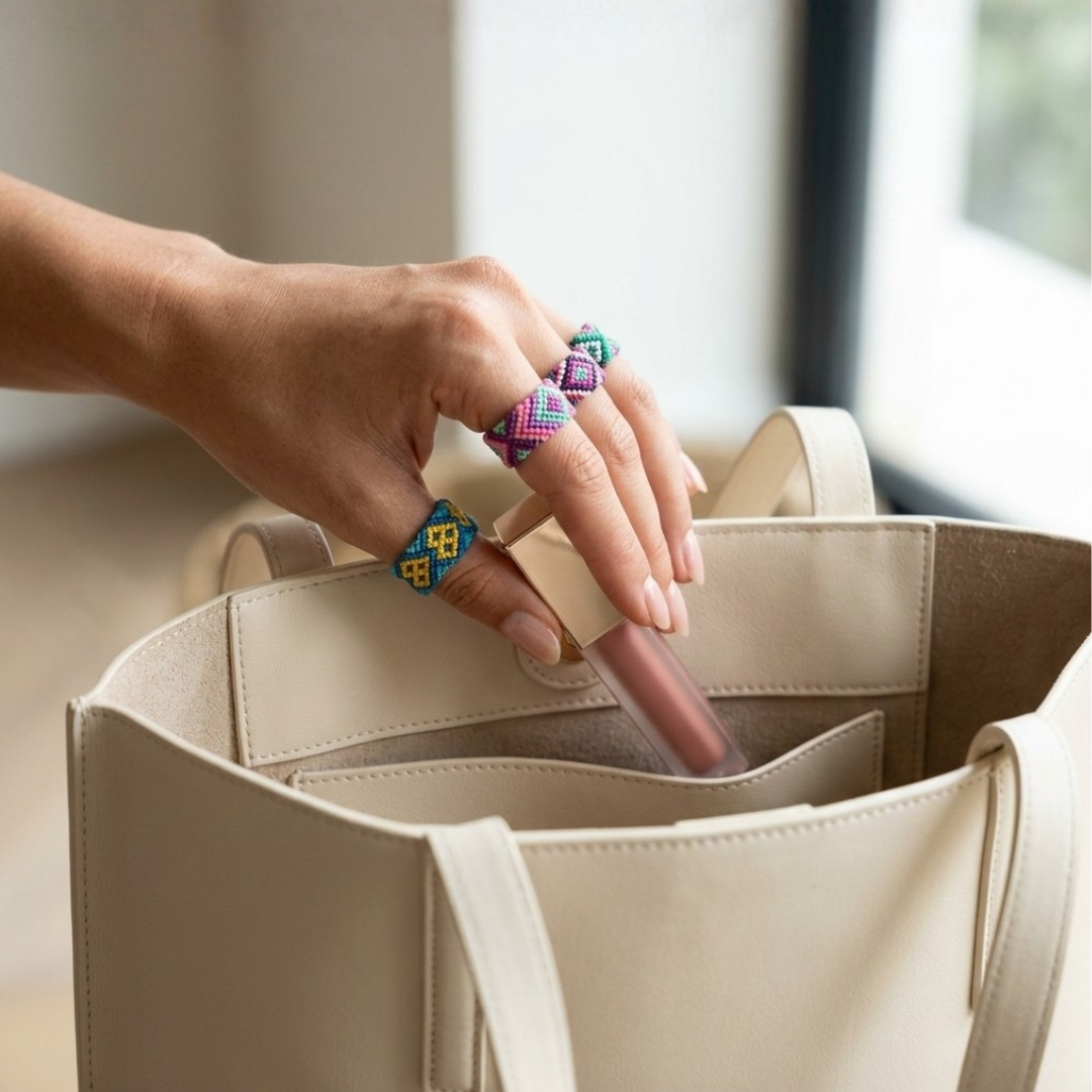 Friendship Macrame Woven Ring - Mexico