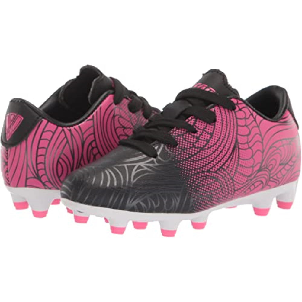Cali Firm Ground Soccer Shoes -Black/Pink
