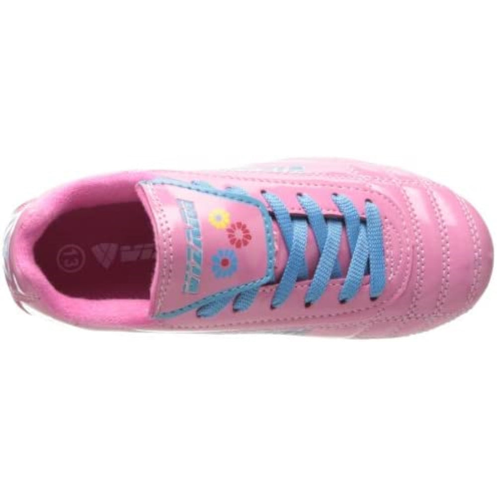 Blossom Firm Ground Soccer Shoes-Pink/Blue