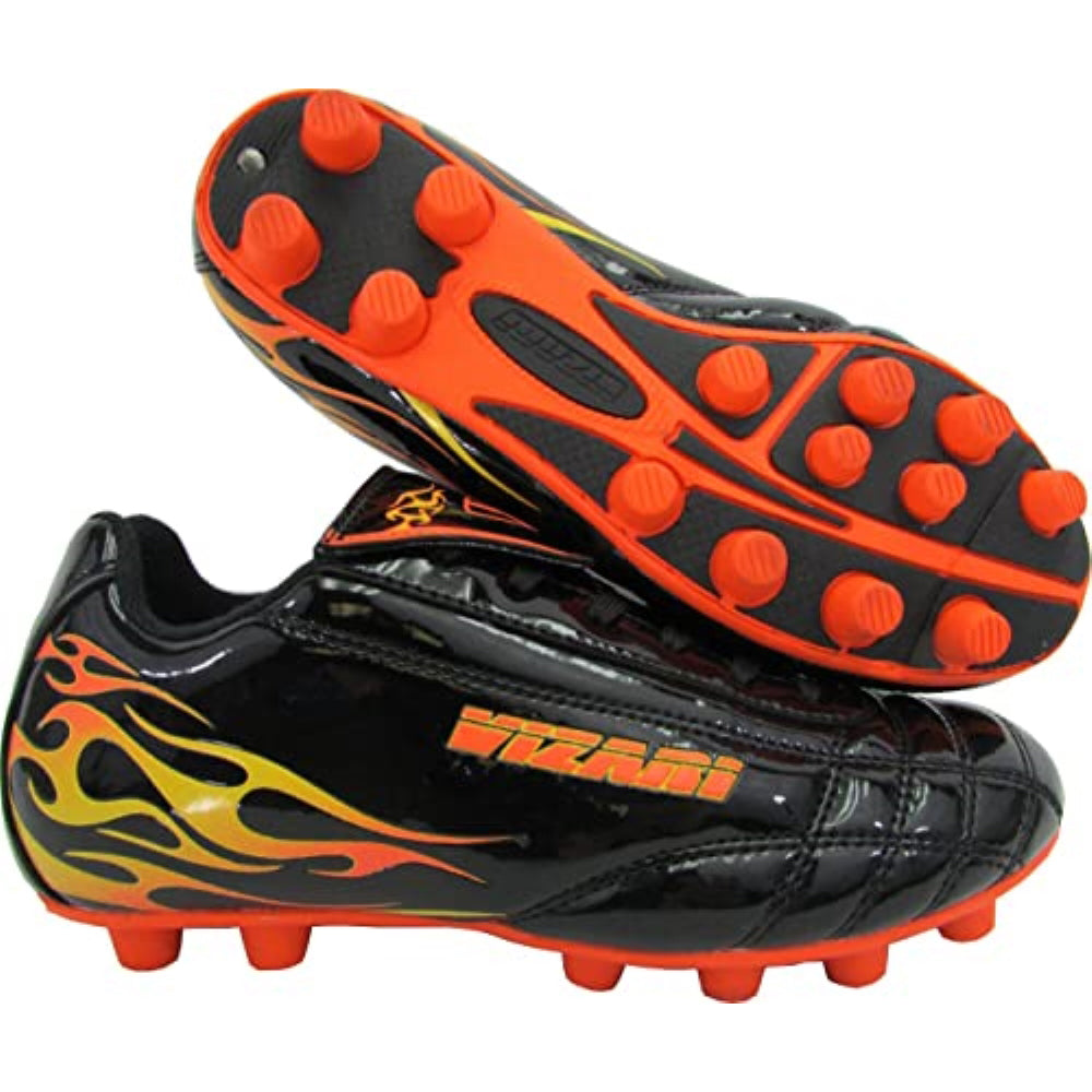 Blaze Firm Ground Soccer Shoes -Black/Orange