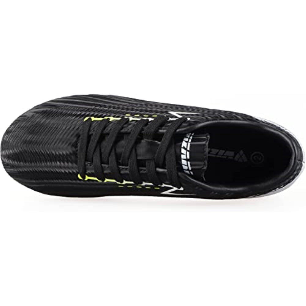 Tesoro Junior Firm Ground Soccer Cleats - Black/White