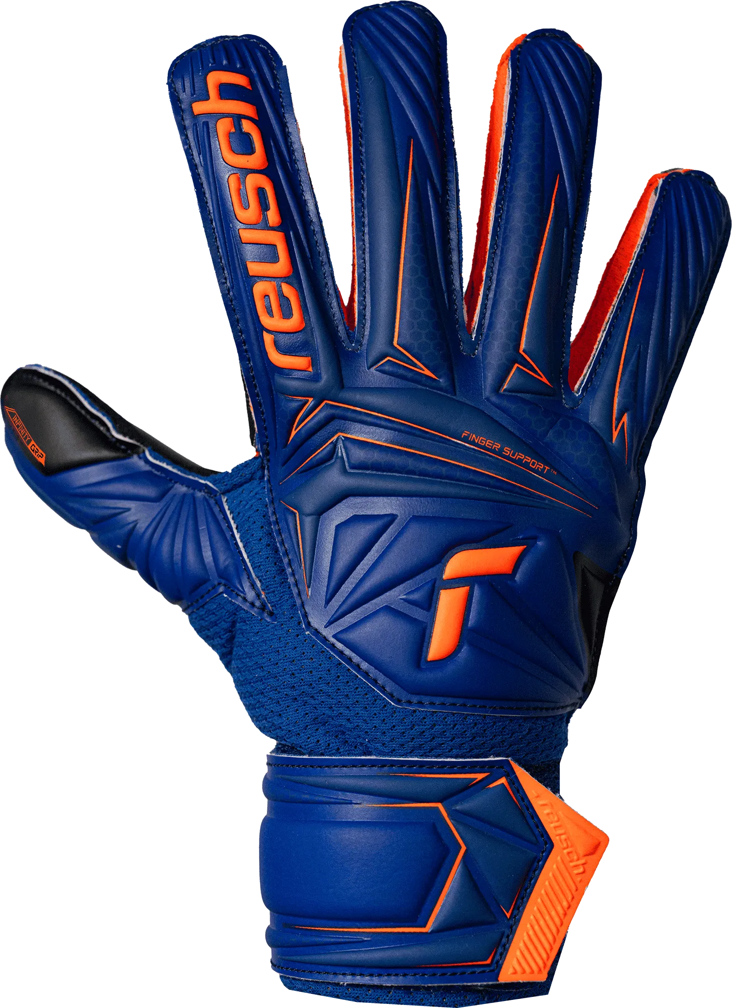 Reusch Junior Attrakt Infinity Finger Support Goalkeeper Gloves