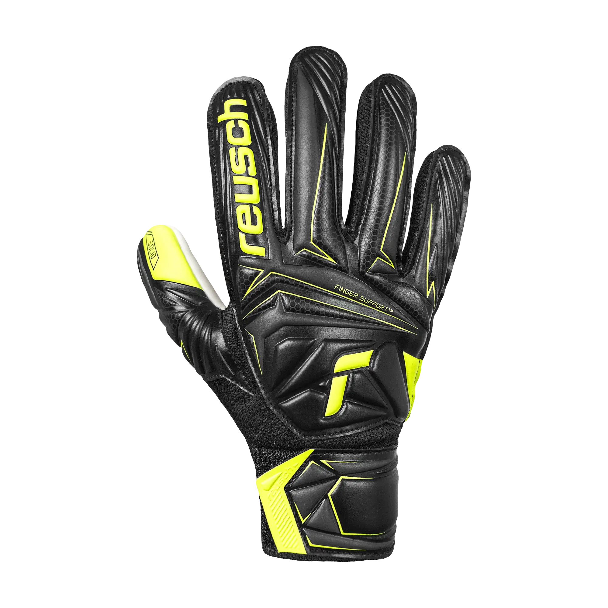 Reusch Junior Attrakt Starter Solid Finger Support Goalkeeper Gloves