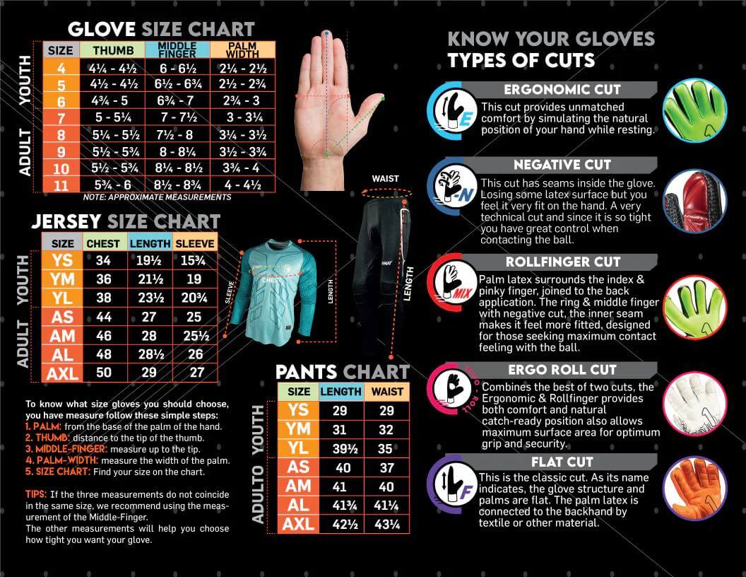 Rinat Youth Asimetrik Training Spines Finger Protection Goalkeeper Gloves