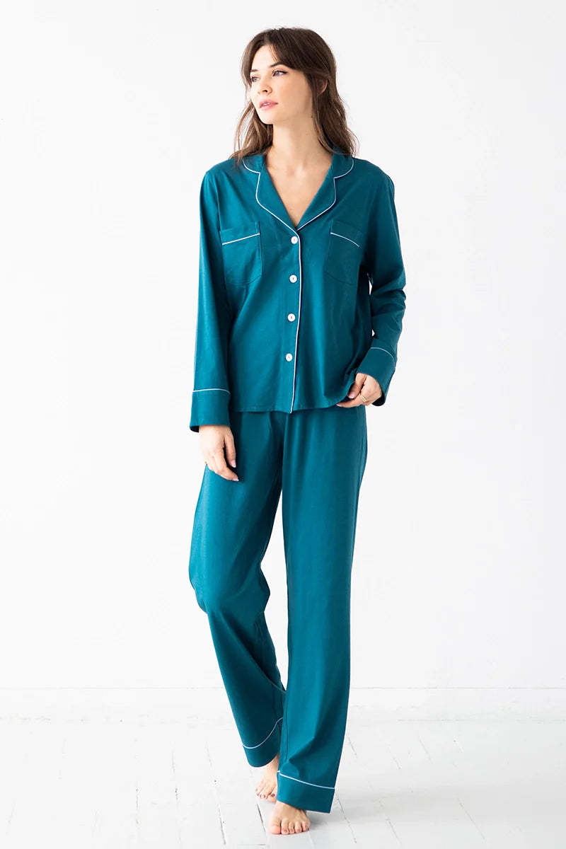 Pijama clásico de algodón pima