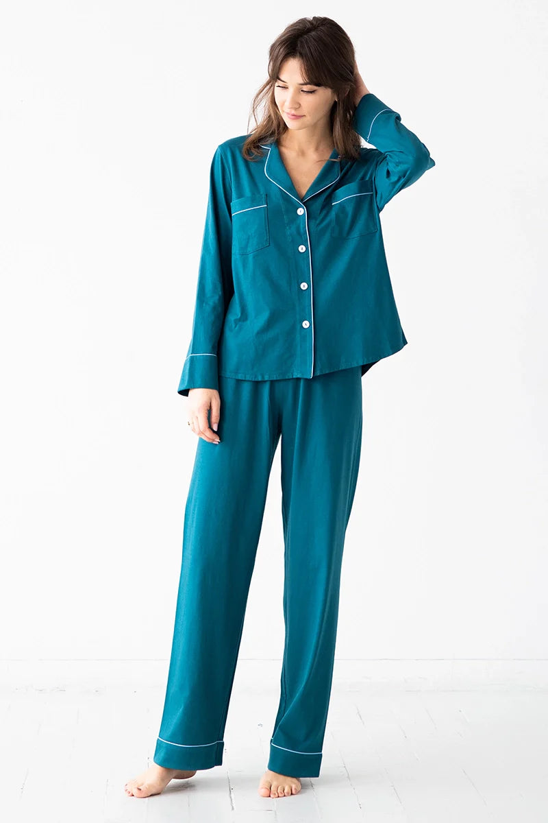Pijama clásico de algodón pima