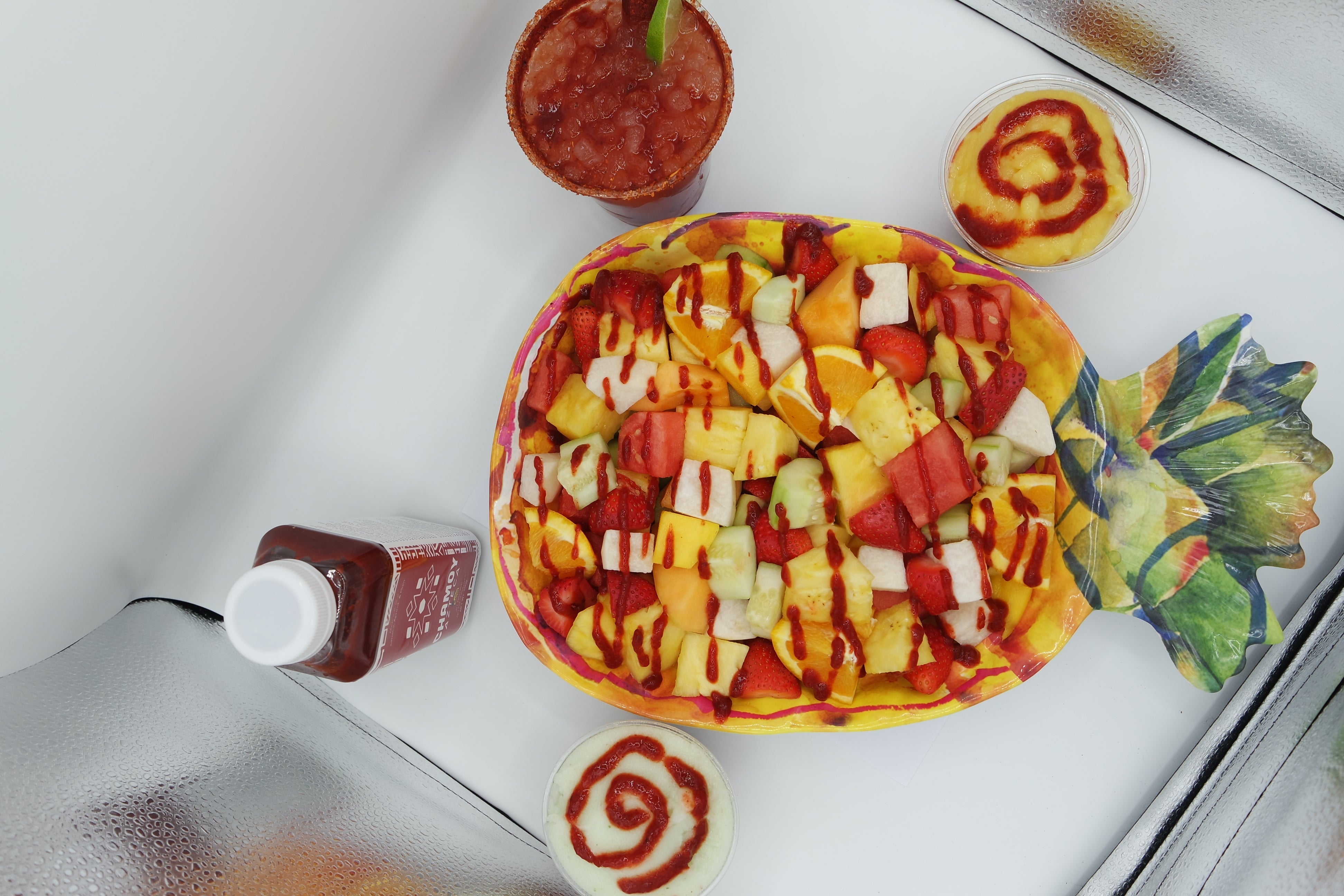 Chamoy - Salsa Vegana Frutal y Picante sin Conservantes Añadidos, 8oz
