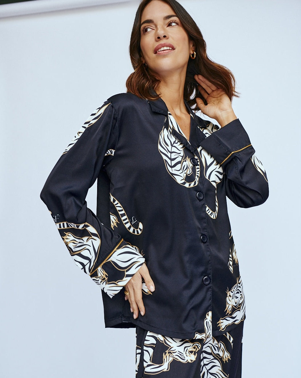 Conjunto de pijama de seda lavable - Kenia