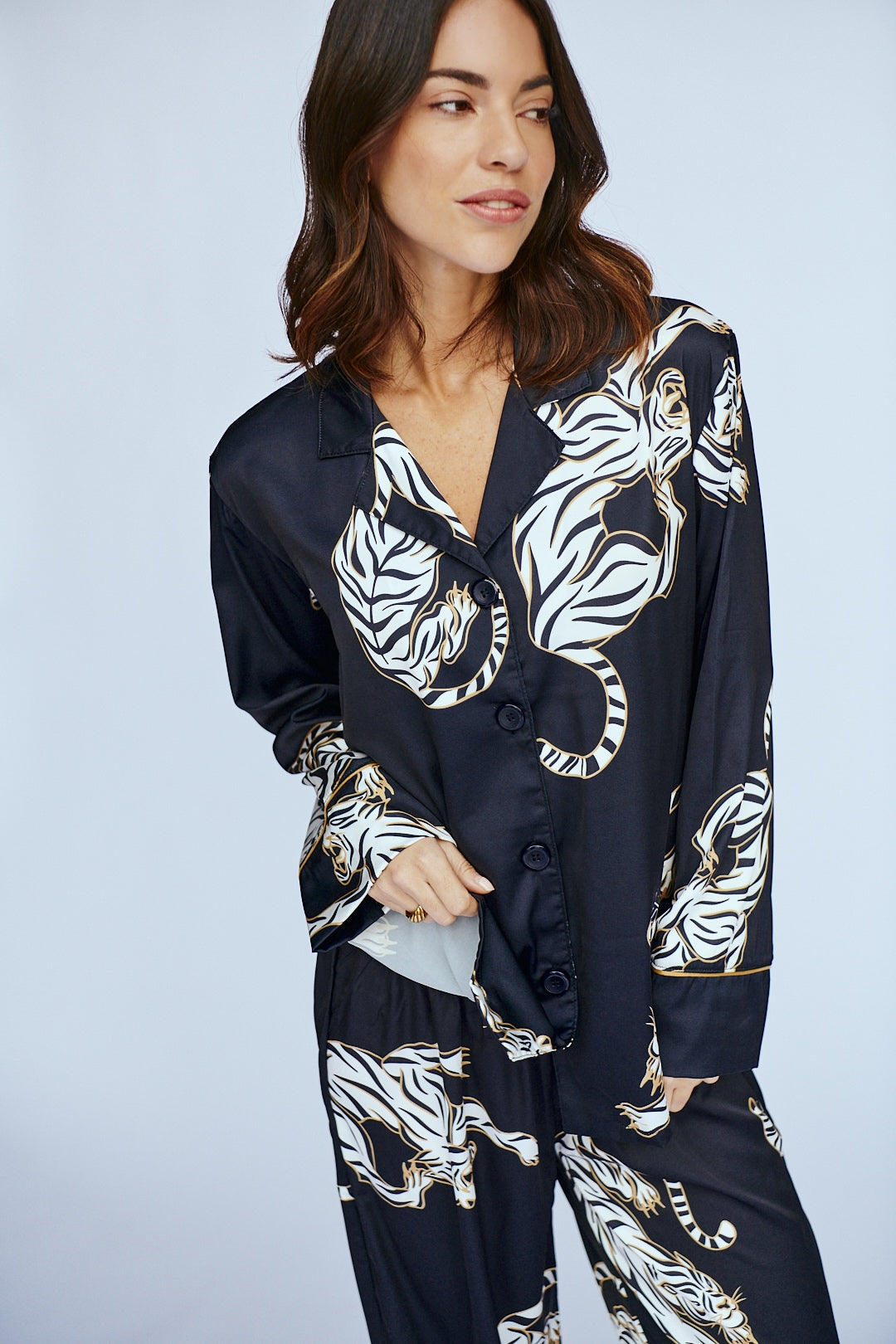 Conjunto de pijama de seda lavable - Kenia