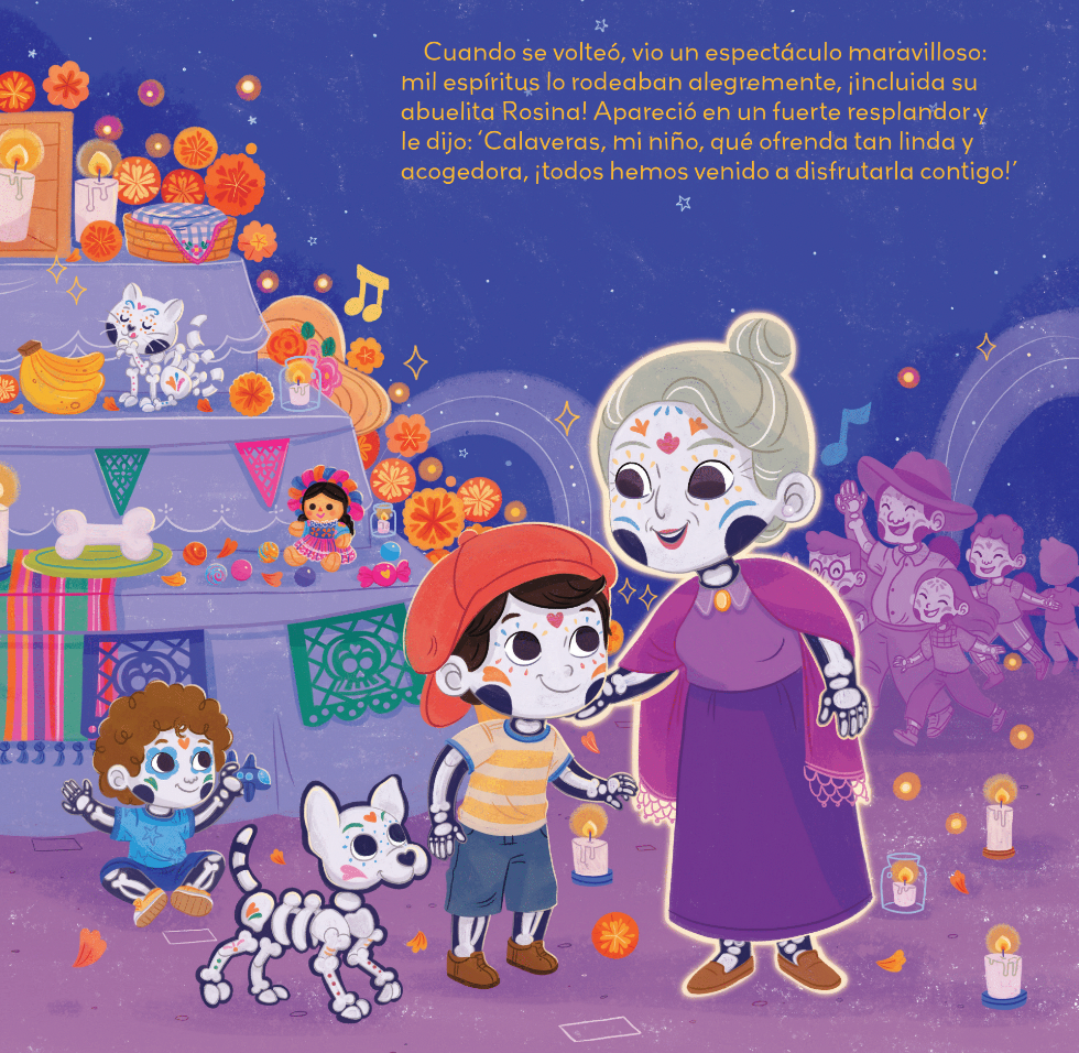 Calaveras y Torito: Una aventura bilingüe del Día de Muertos